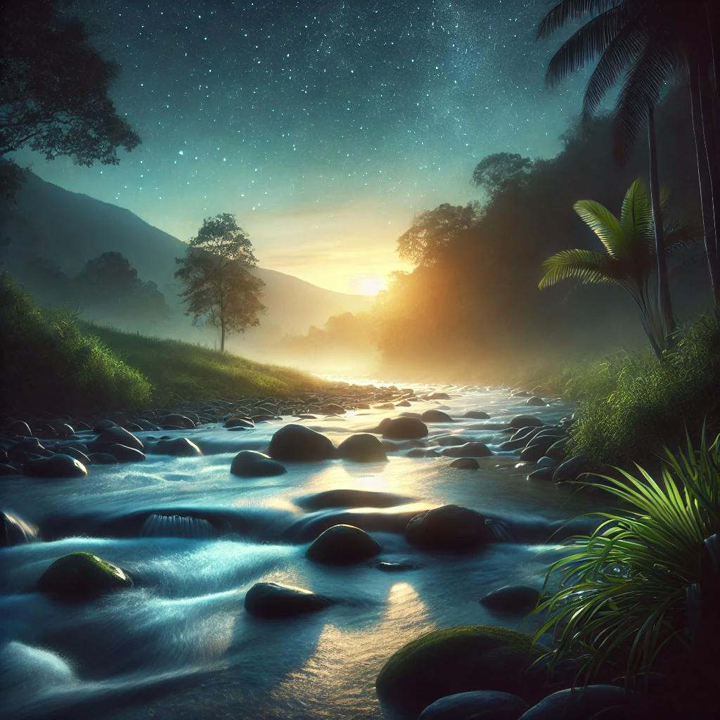 😴💧🎵 CALMING Music and SOOTHING River to QUIET the MIND and SLEEP Better episode artwork