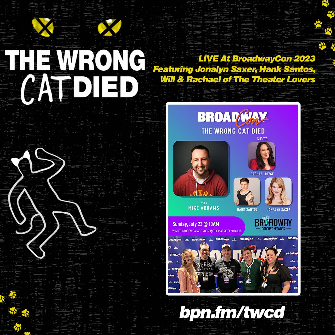 LIVE: Debating CATS Canon at BroadwayCon 2023 with Jonalyn Saxer, Hank Santos, and The Theater Lovers Will & Rachael episode artwork