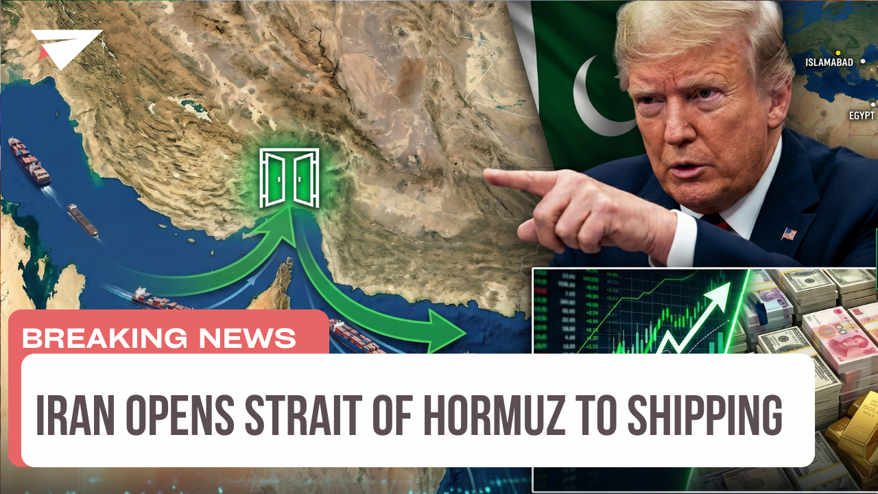Iran Opens Strait of Hormuz to Shipping, Breaking News