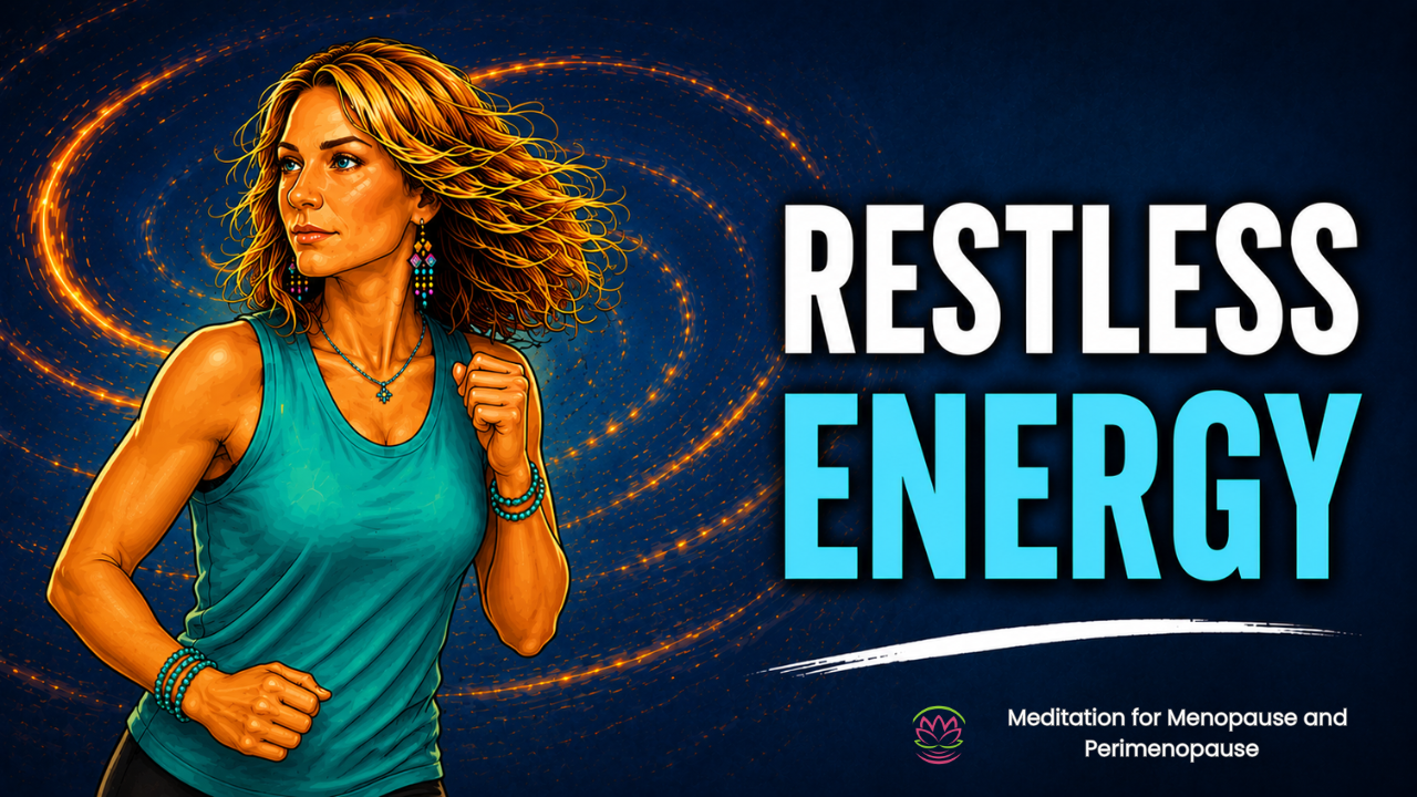 Menopause Meditation for Restless Energy ⚡ When Your Body Wants Rest But Your Mind Won’t Stop episode artwork