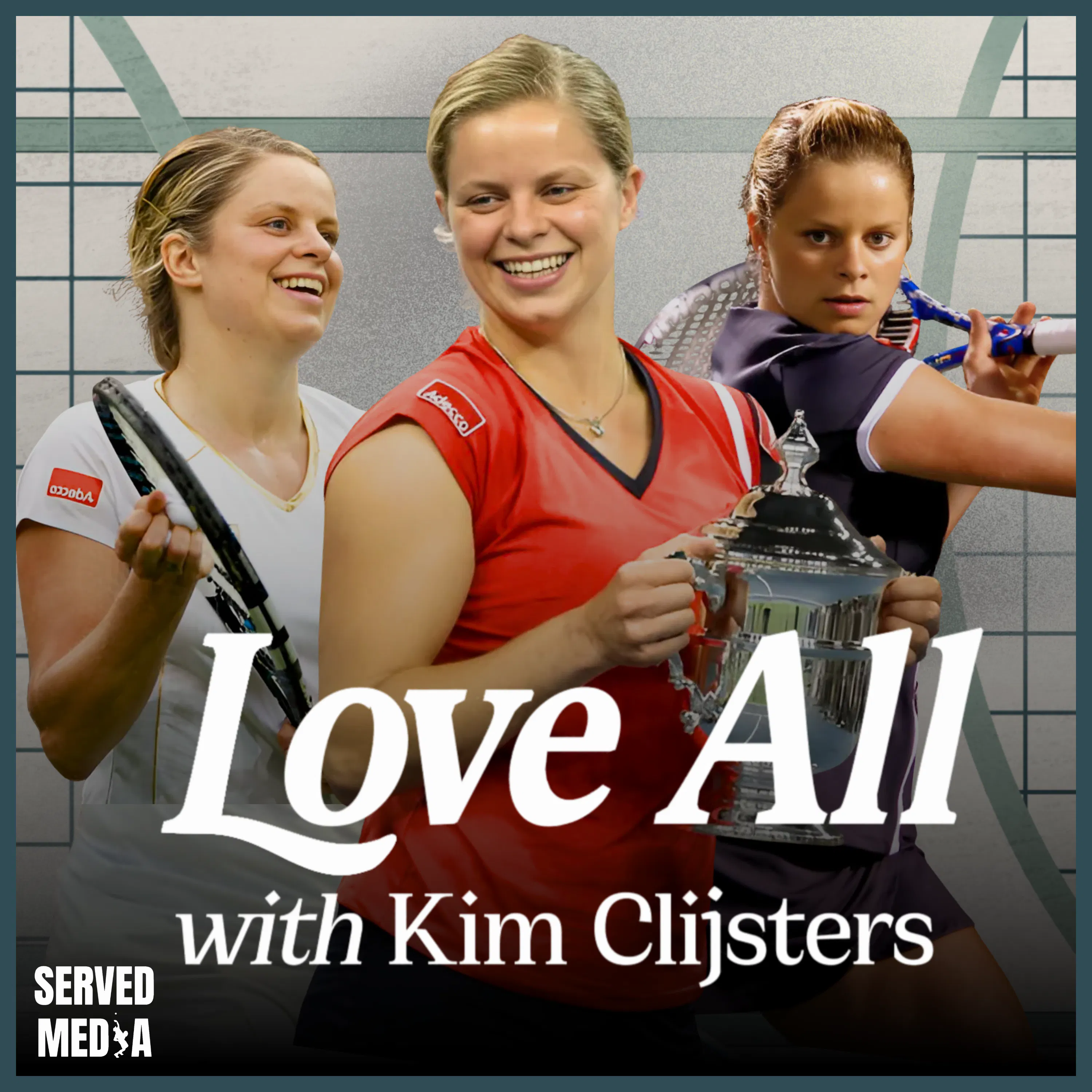 Kim Clijsters talks WTA’s New Fertility Rule & Maternity Support for Players | LOVE ALL — Served with Andy Roddick cover