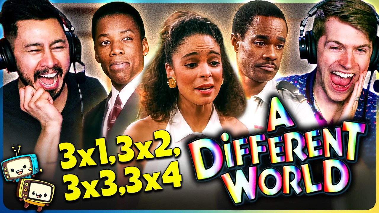 A DIFFERENT WORLD 3x1, 3x2, 3x3, 3x4 Reaction! | Jasmine Guy, Kadeem Hardison, w/ Jaby Koay episode artwork