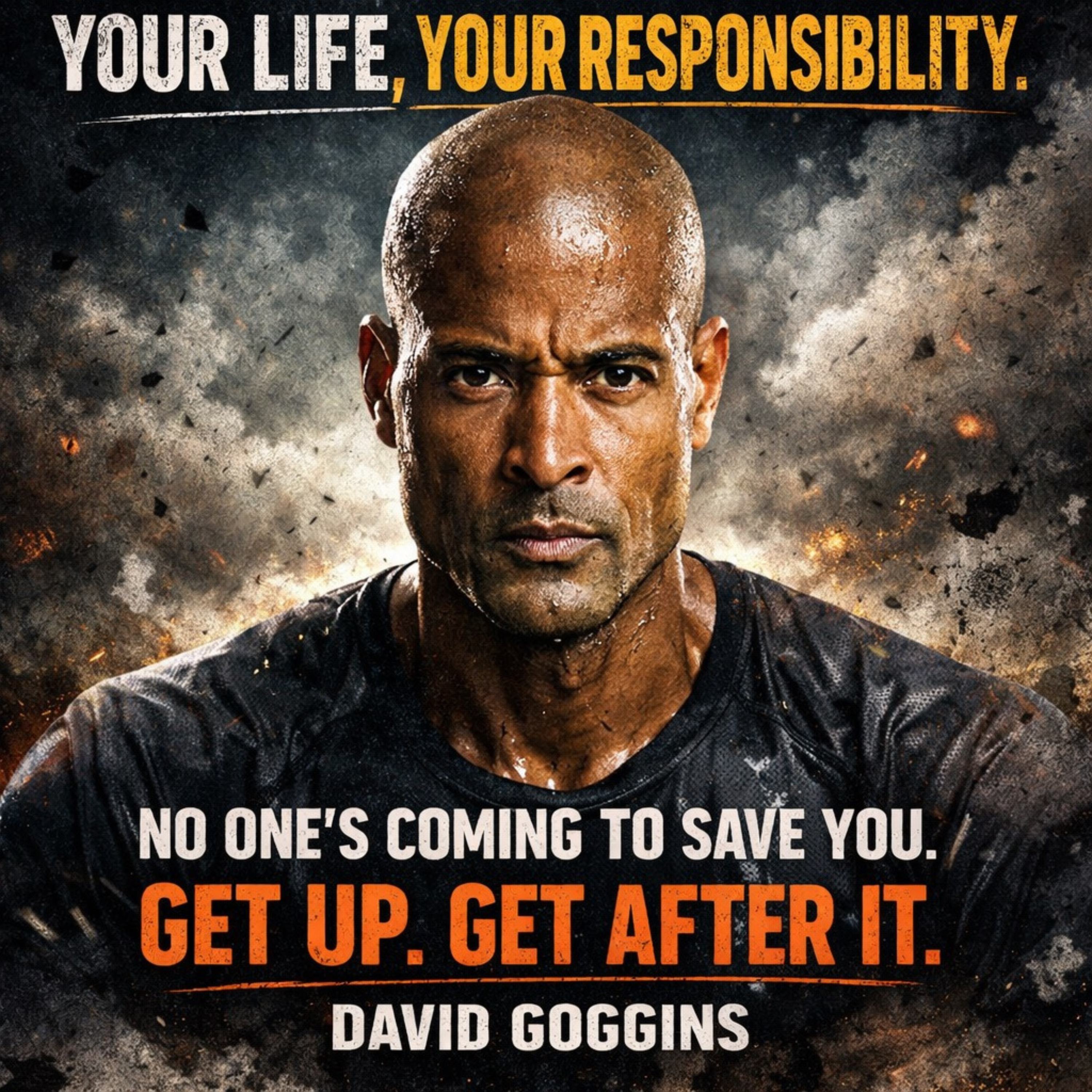 YOUR LIFE, YOUR RESPONSIBILITY – David Goggins Motivational Speech