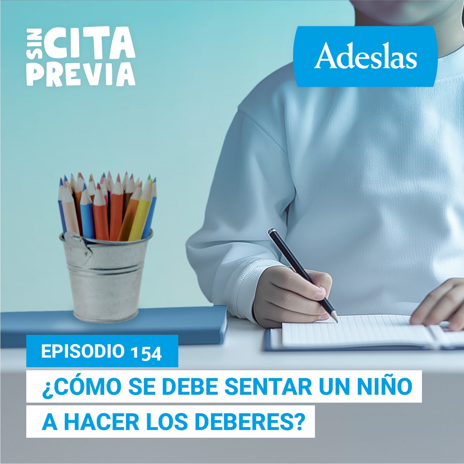 ¿Cómo se debe sentar un niño a hacer los deberes?