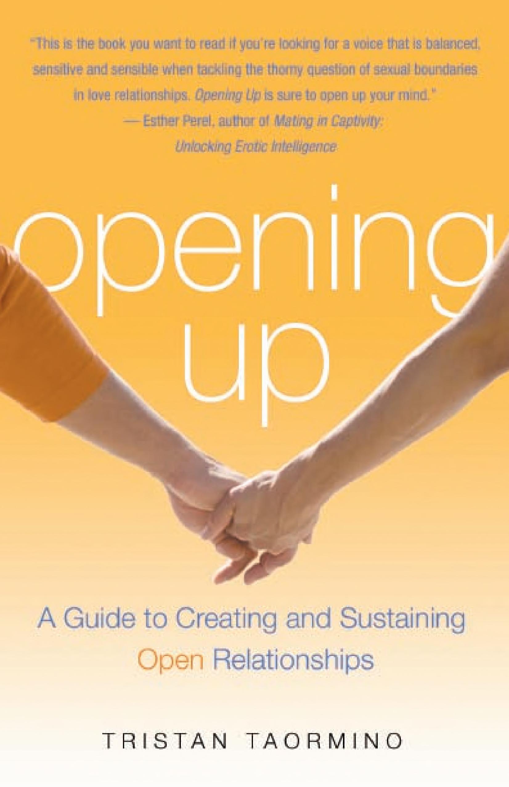 Opening Up Riassunto | Tristan Taormino