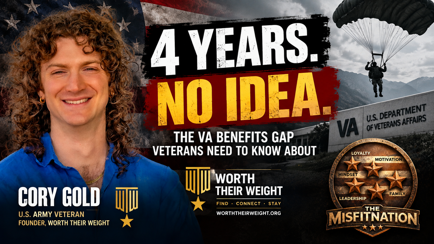 His Parachute Failed. Then He Spent 4 Years Without VA Benefits | Cory Gold