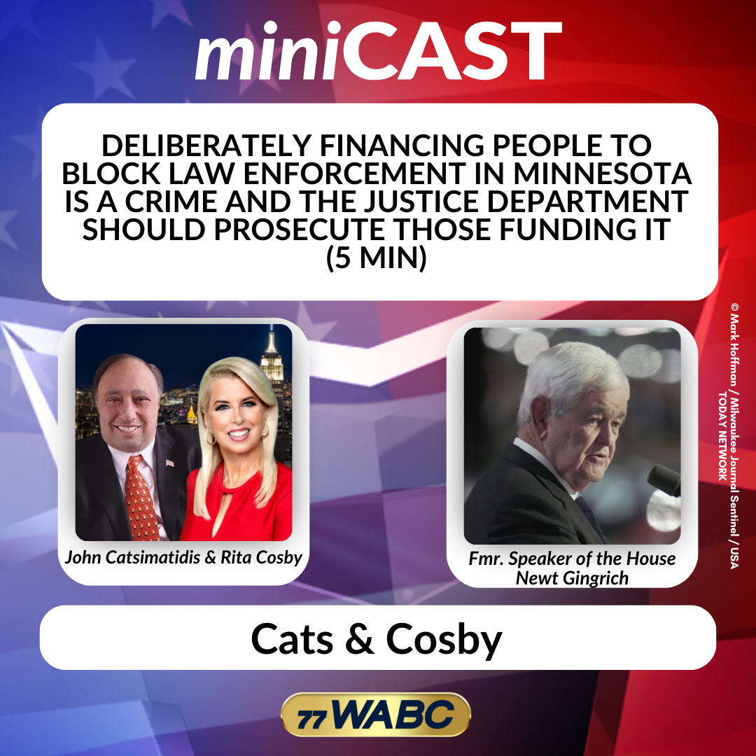 Newt Gingrich: Deliberately Financing People to Block Law Enforcement in Minnesota is a Crime and the Justice Department Should Prosecute Those Funding It (5 min)