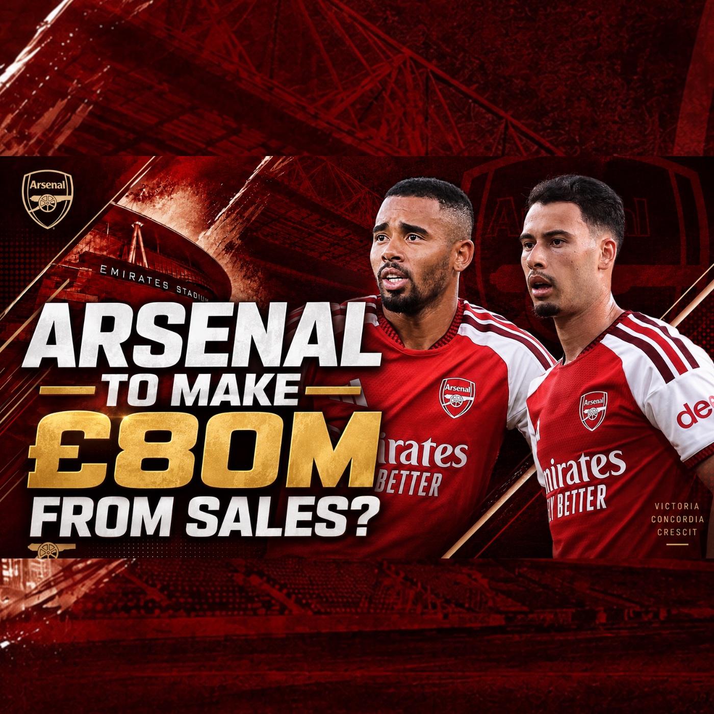 Arsenal latest: £80m worth of sales! | Jesus set for Barcelona | Who starts vs Villa (a)