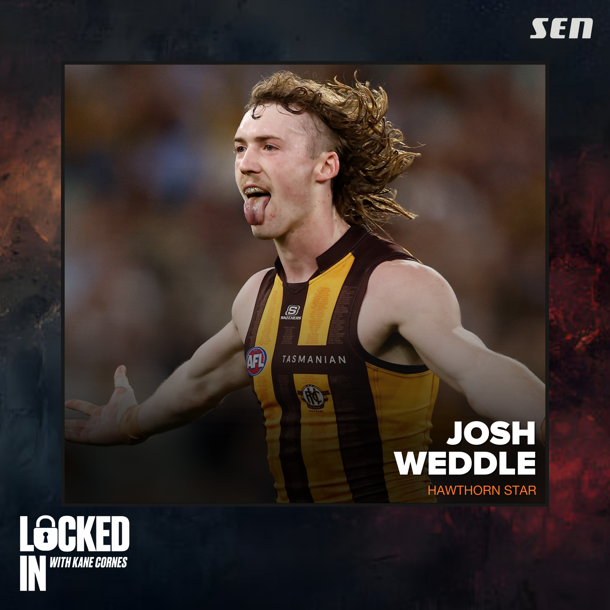 Hawthorn star Josh Weddle (18.02.26)