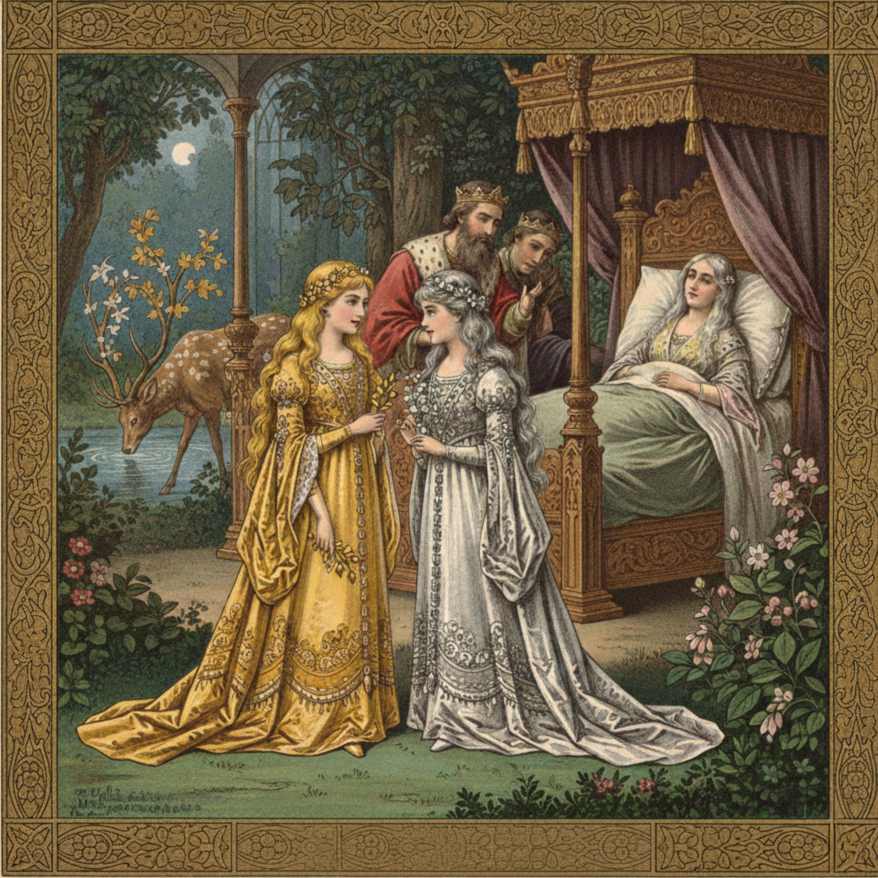 A Cozy Fairy Tale - Gold-Tree and Silver-Tree (The Scottish Snow White)