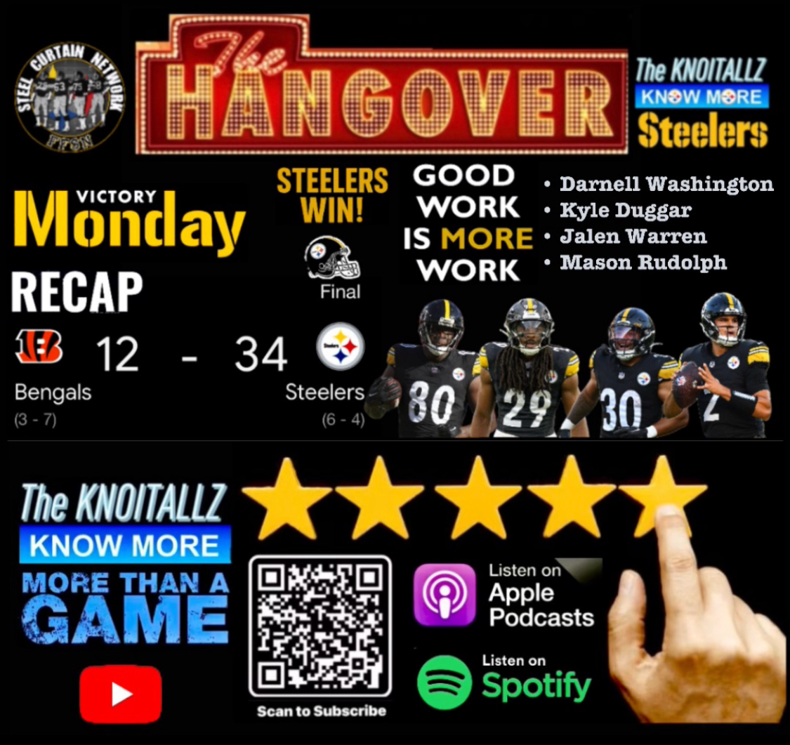 Steelers Hangover: Good Work means more Work