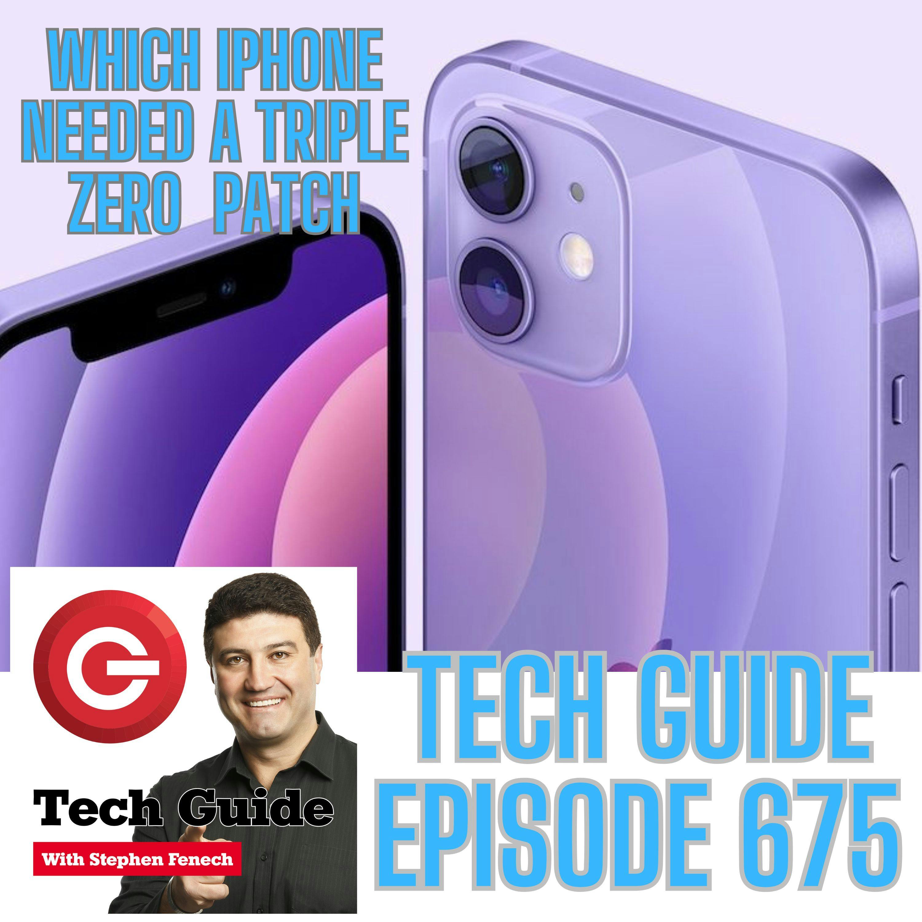 Tech Guide #675 - Which iPhone needed a Triple Zero patch, we chat to tennis ace Ash Barty Tech Guide #675 - Which iPhone needed a Triple Zero patch, we chat to tennis ace Ash Barty