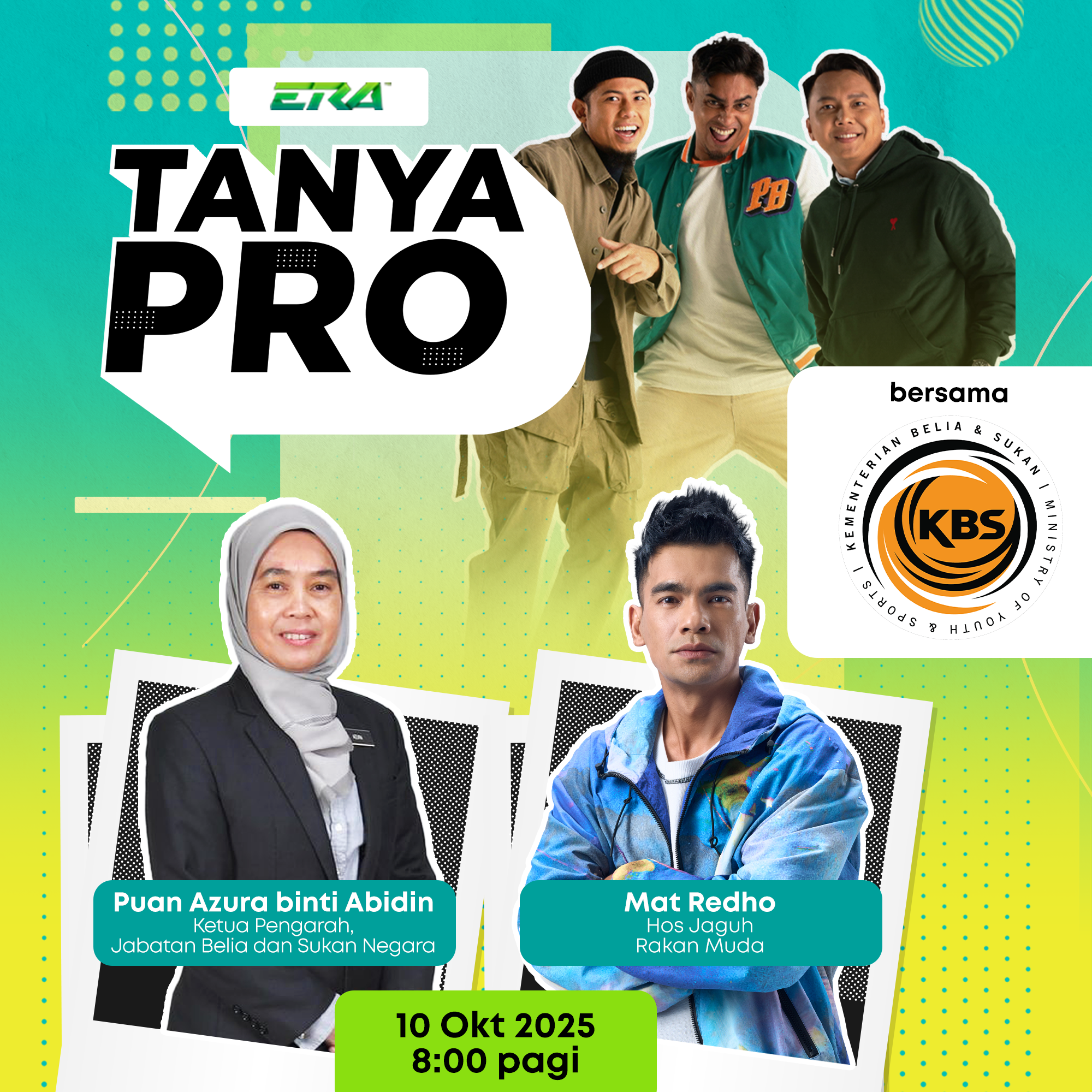 Kementerian Belia dan Sukan (KBS) x  Tanya Pro episode artwork