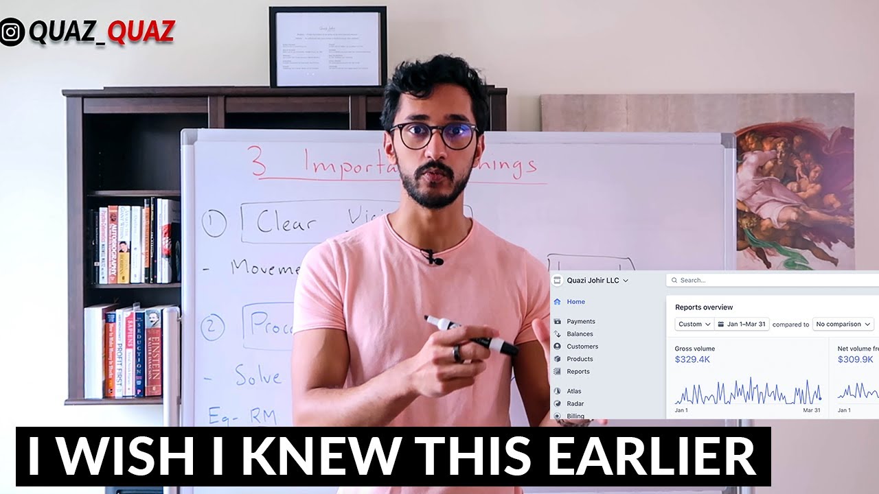 How I Built a Wildly Successful Online Business to $100k/month (3 things I wish I knew) | Quazi Johir