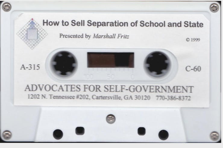 How to Sell Separation of School and State by Marshall Fritz