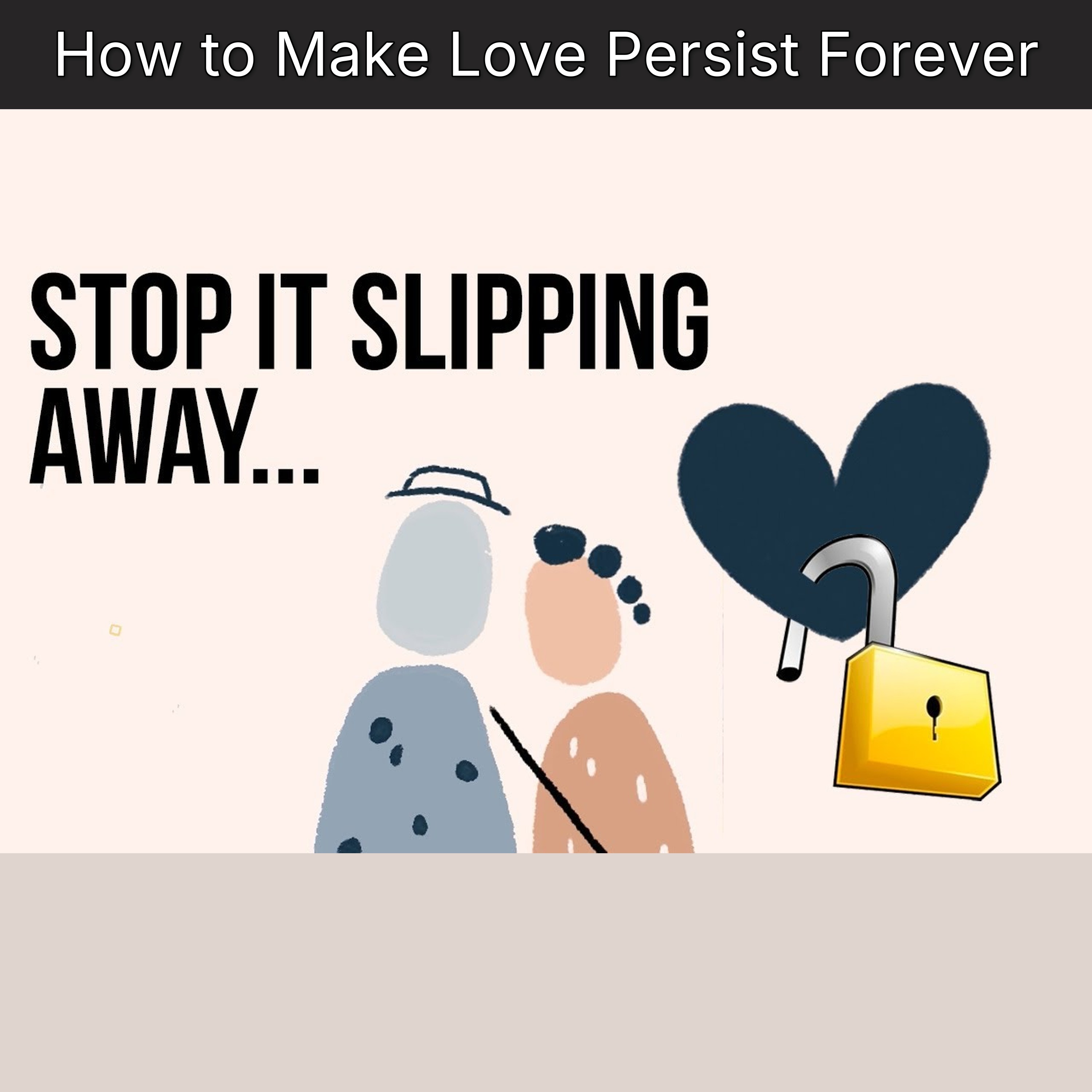 How to Make Love Persist Forever episode artwork