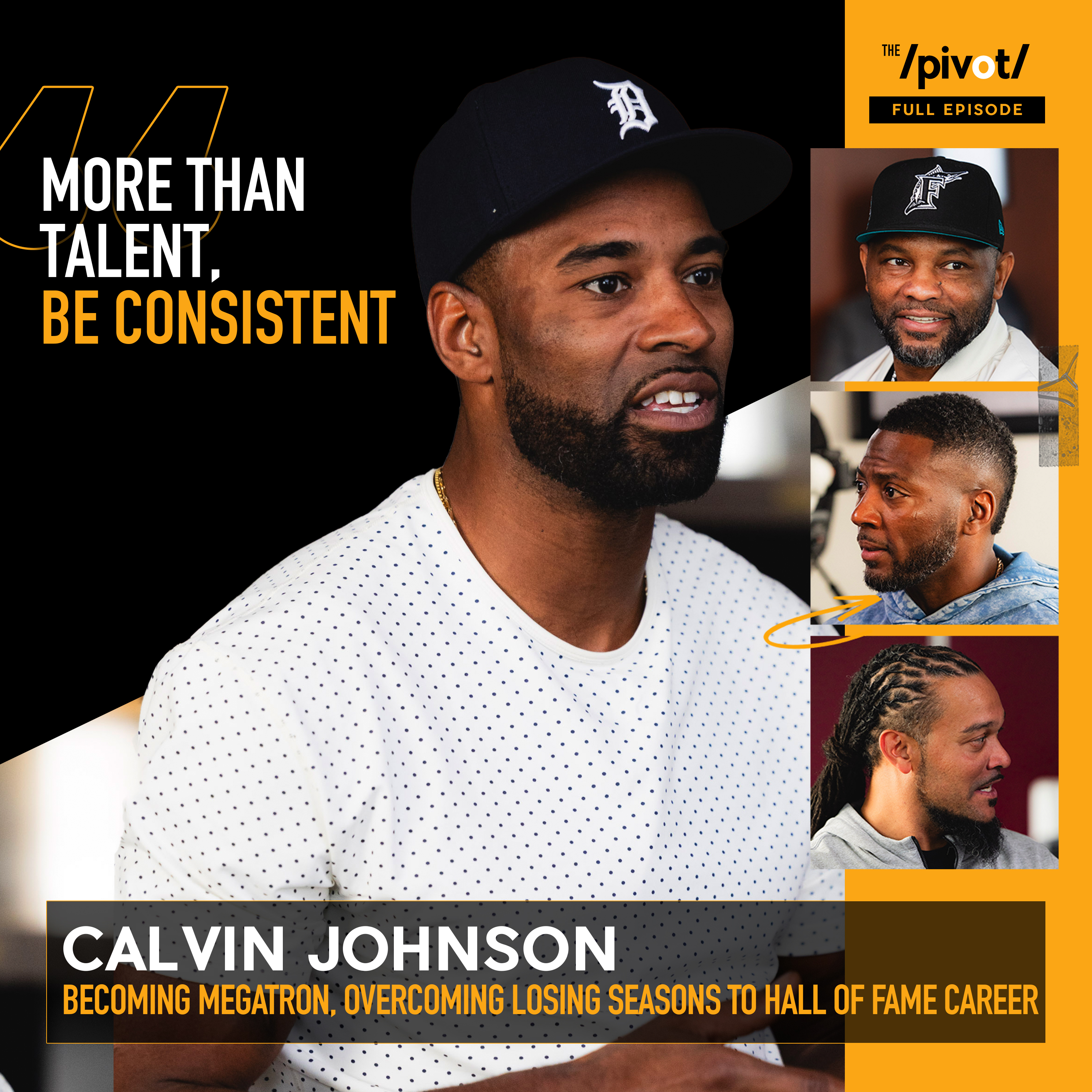 Calvin Johnson, known as Megatron, & one of the most iconic Wide Receivers talks about his Hall
