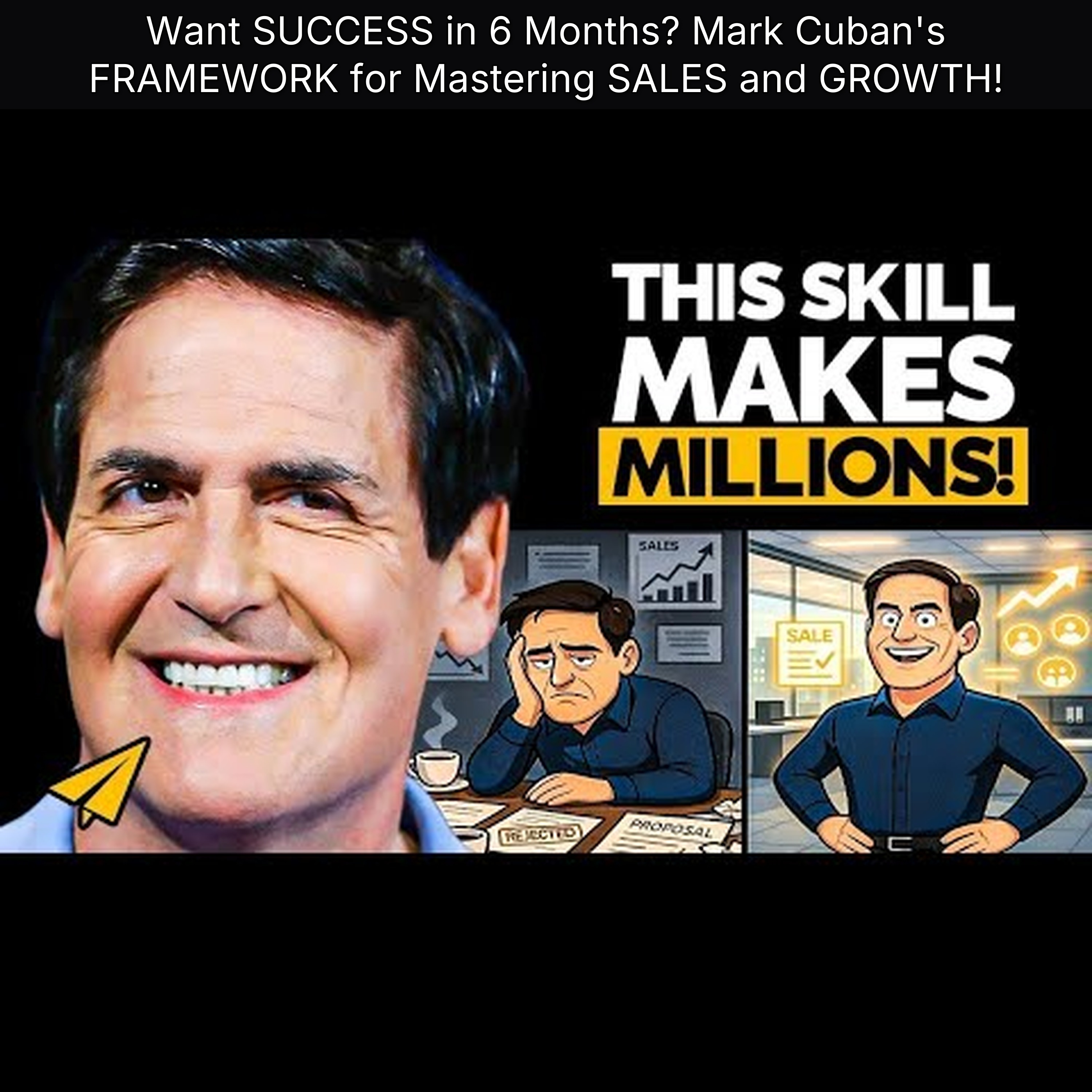 Want SUCCESS in 6 Months? Mark Cuban's FRAMEWORK for Mastering SALES and GROWTH!
