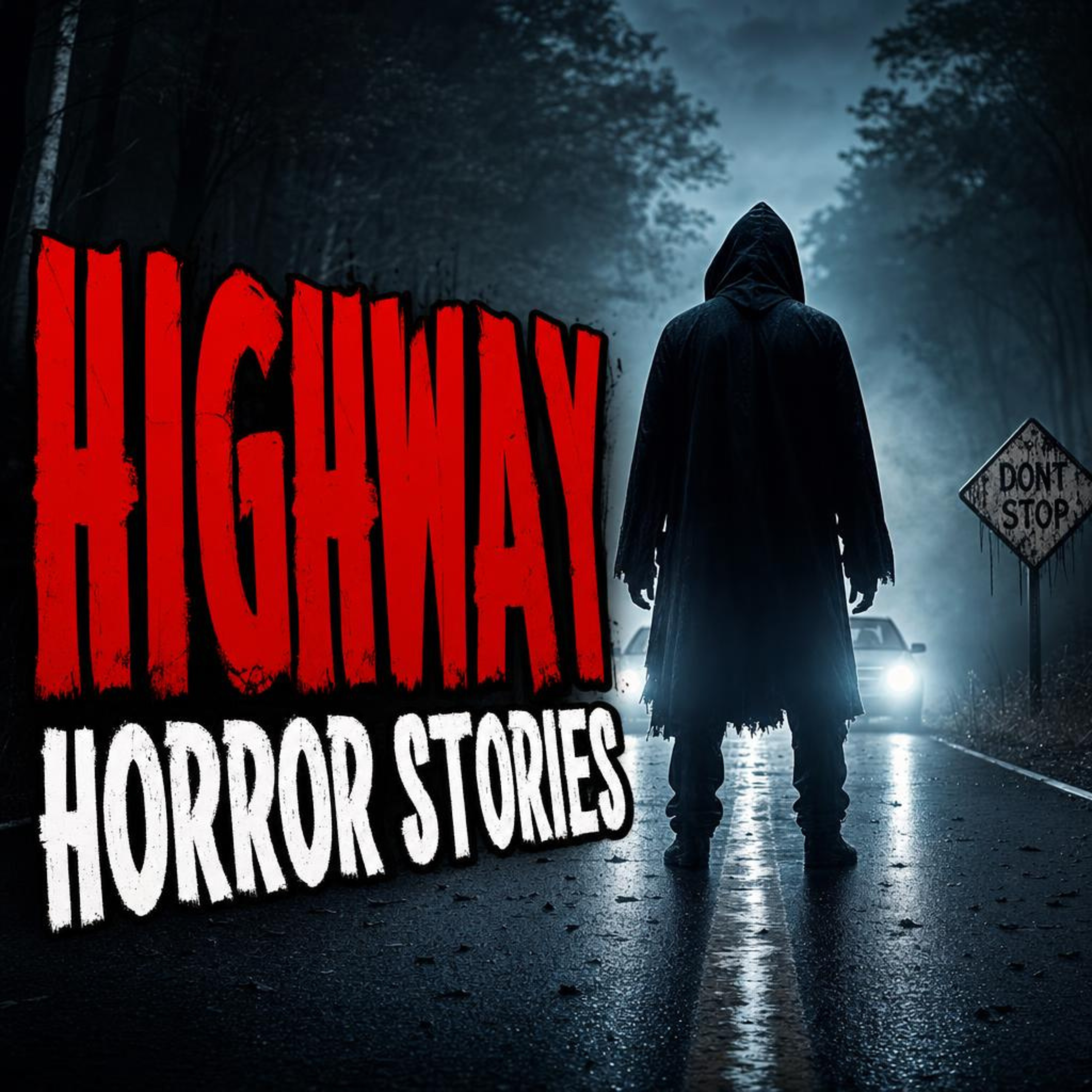 4 Creepy TRUE Highway Horror Stories That Will Make You Fear Empty Roads episode artwork