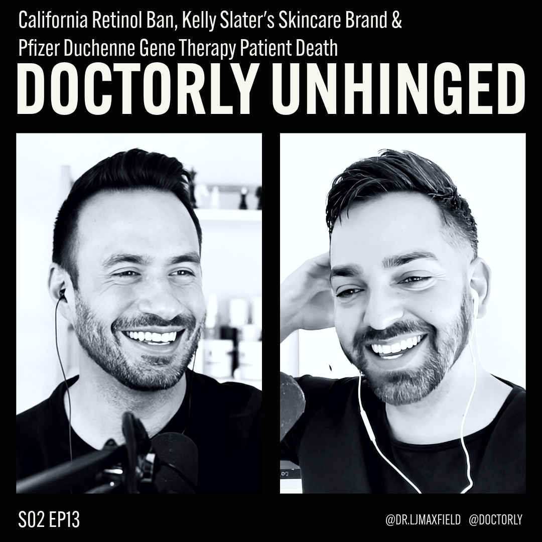 California Retinol Ban, Kelly Slater's Skincare Brand & Pfizer Duchenne Gene Therapy Patient Death