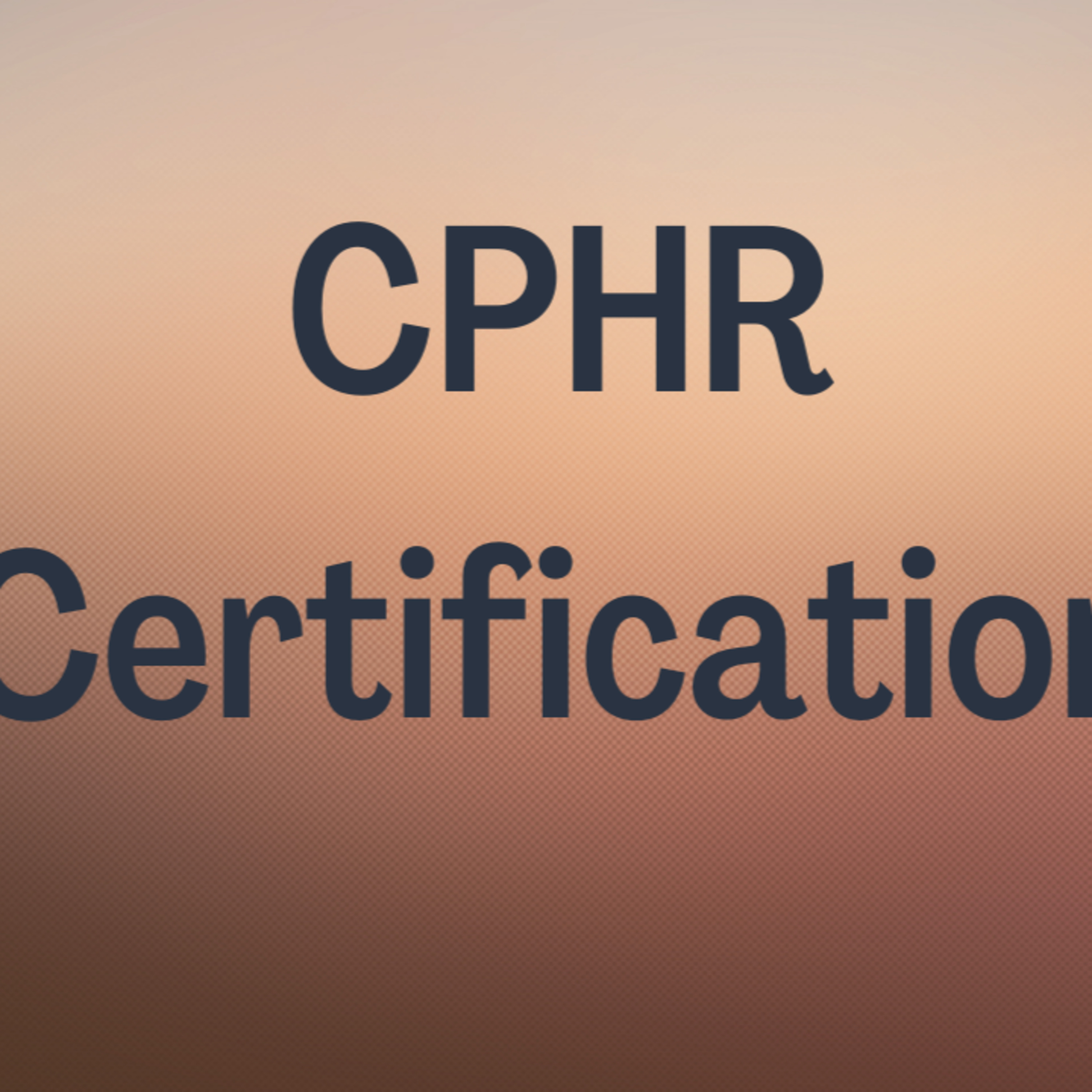 How to become a Chartered Professional in HR (CPHR) episode artwork