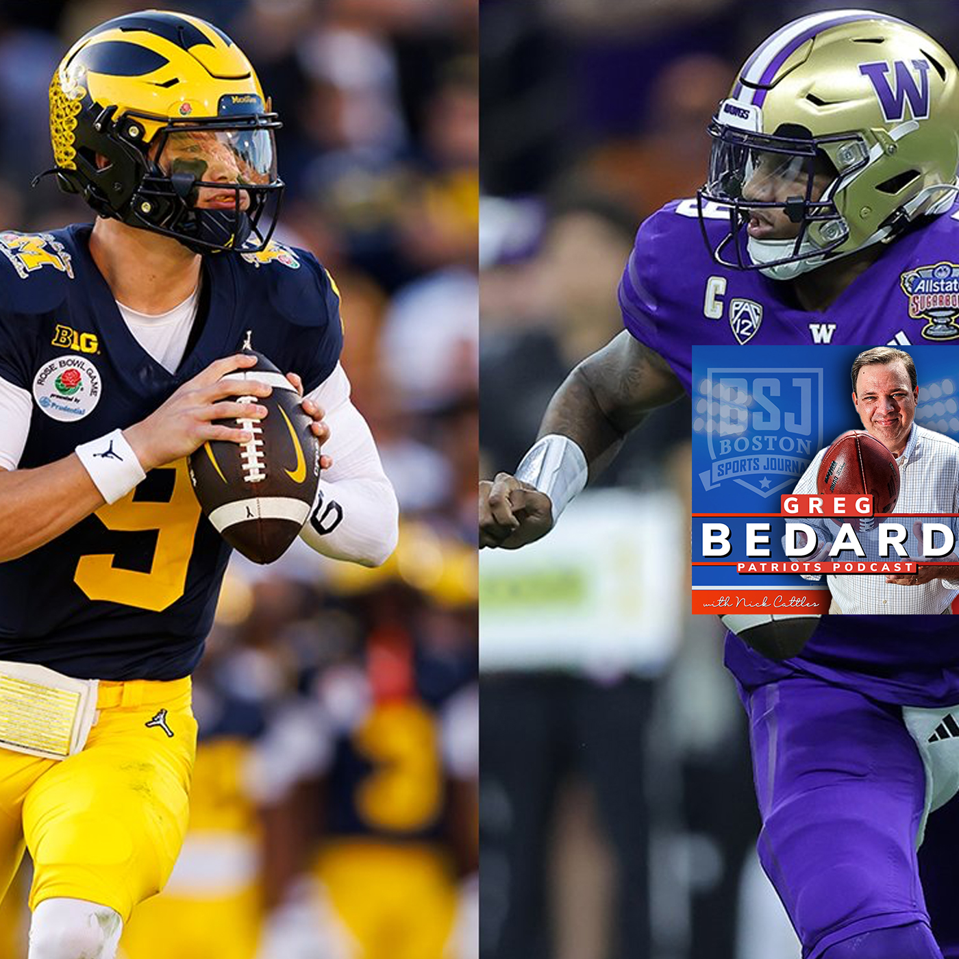 Patriots Meet with JJ McCarthy & Michael Penix