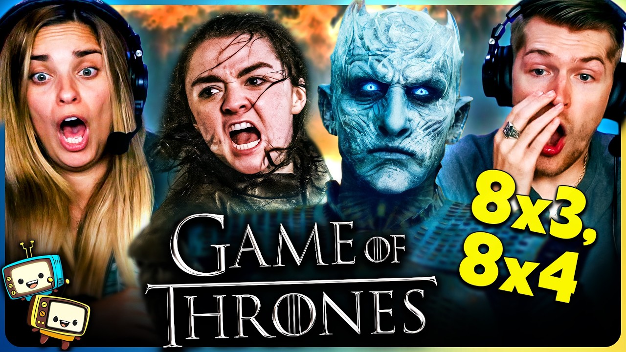 GAME OF THRONES 8x3 & 8x4 Reaction! | First Time Watch! | Lena Headey |  Peter Dinklage episode artwork