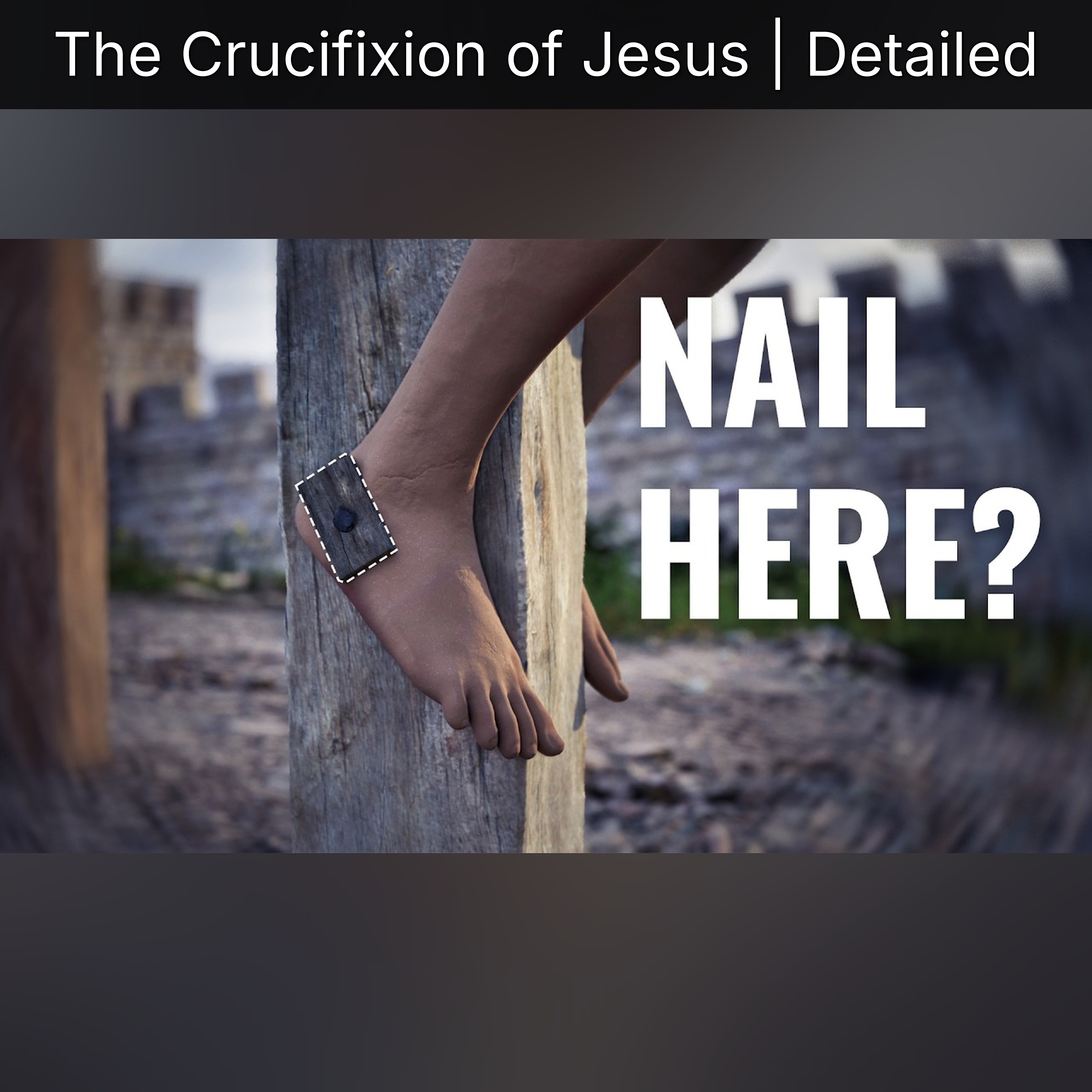 The Crucifixion of Jesus | Detailed episode artwork