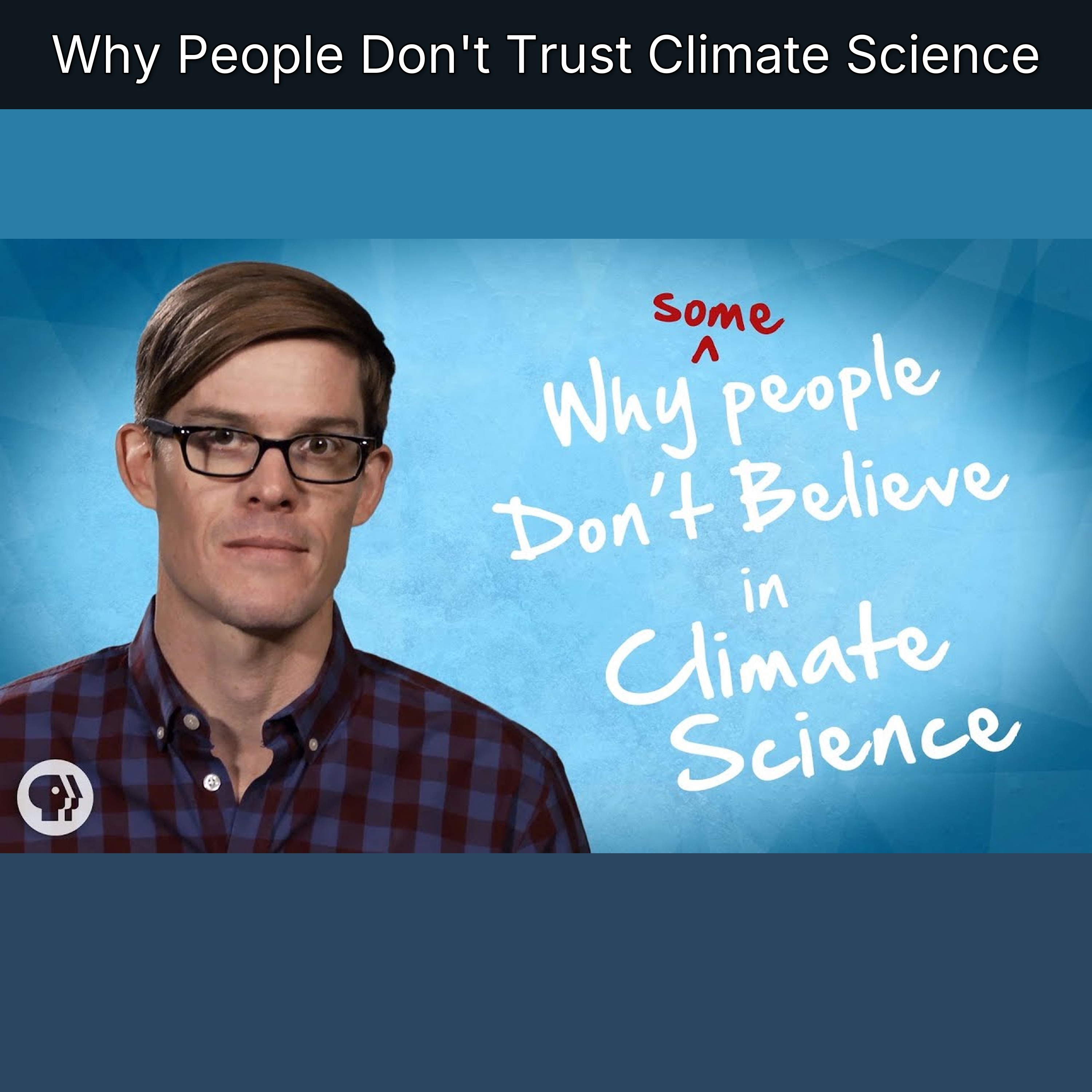 Why People Don't Trust Climate Science episode artwork