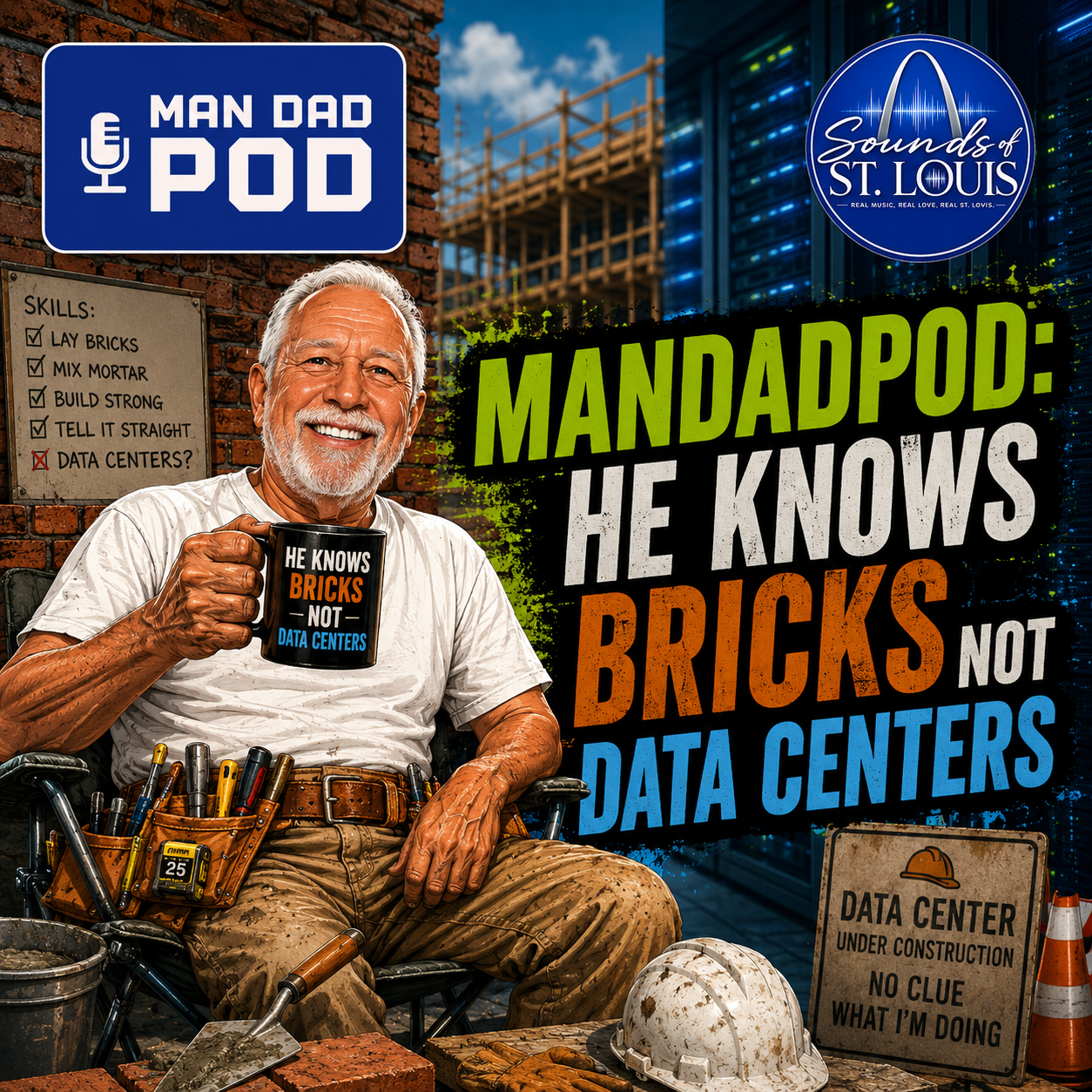 MANDADPOD:  HE KNOWS BRICKS, NOT DATA CENTERS episode artwork