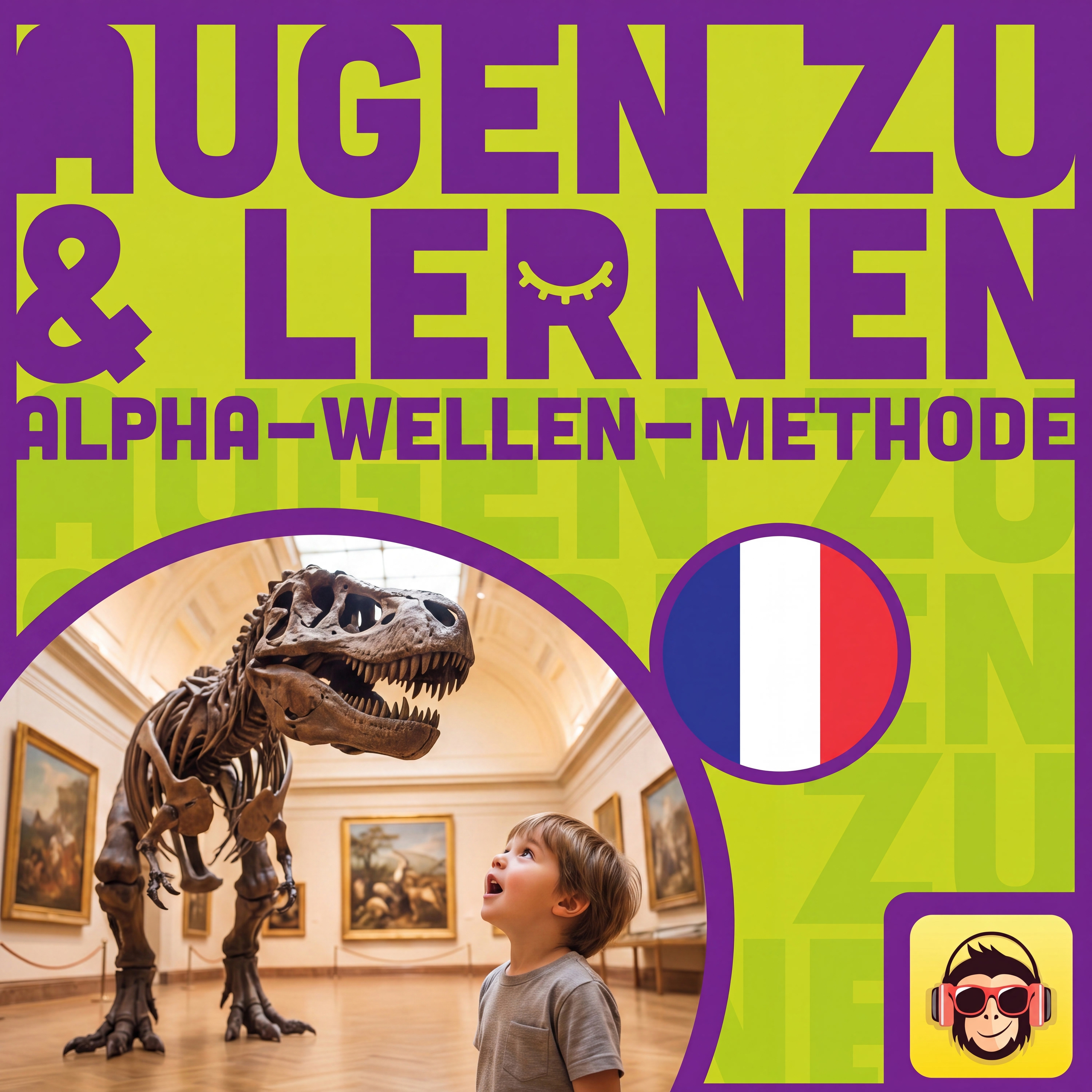 Cover: Französisch für Kinder: Im Museum - Vokabeln zum Einschlafen