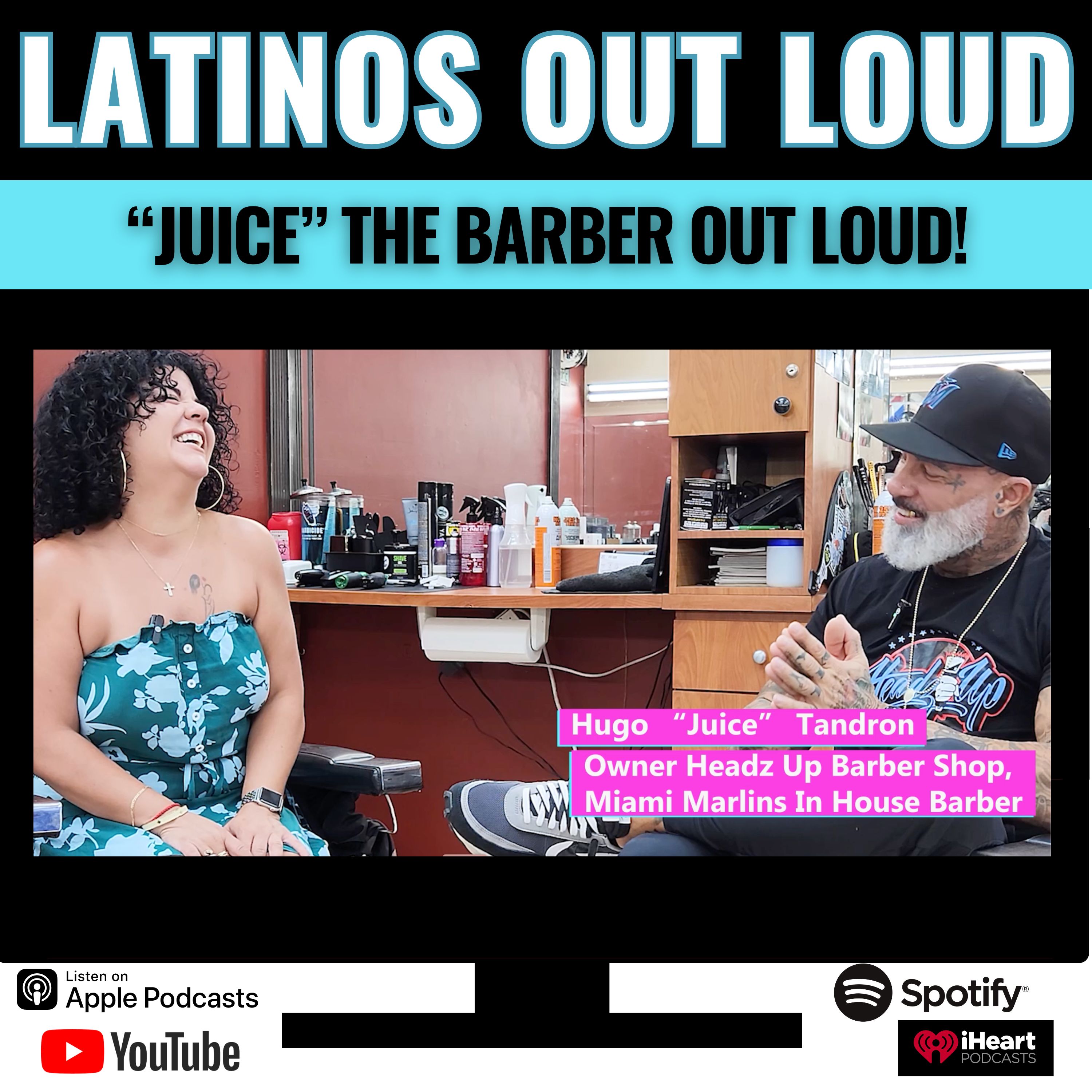 "Juice"  the Miami Marlins Barber OUT LOUD