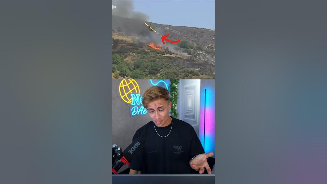 Plane Crashes Trying To Put Out Wildfire | Dylan Page