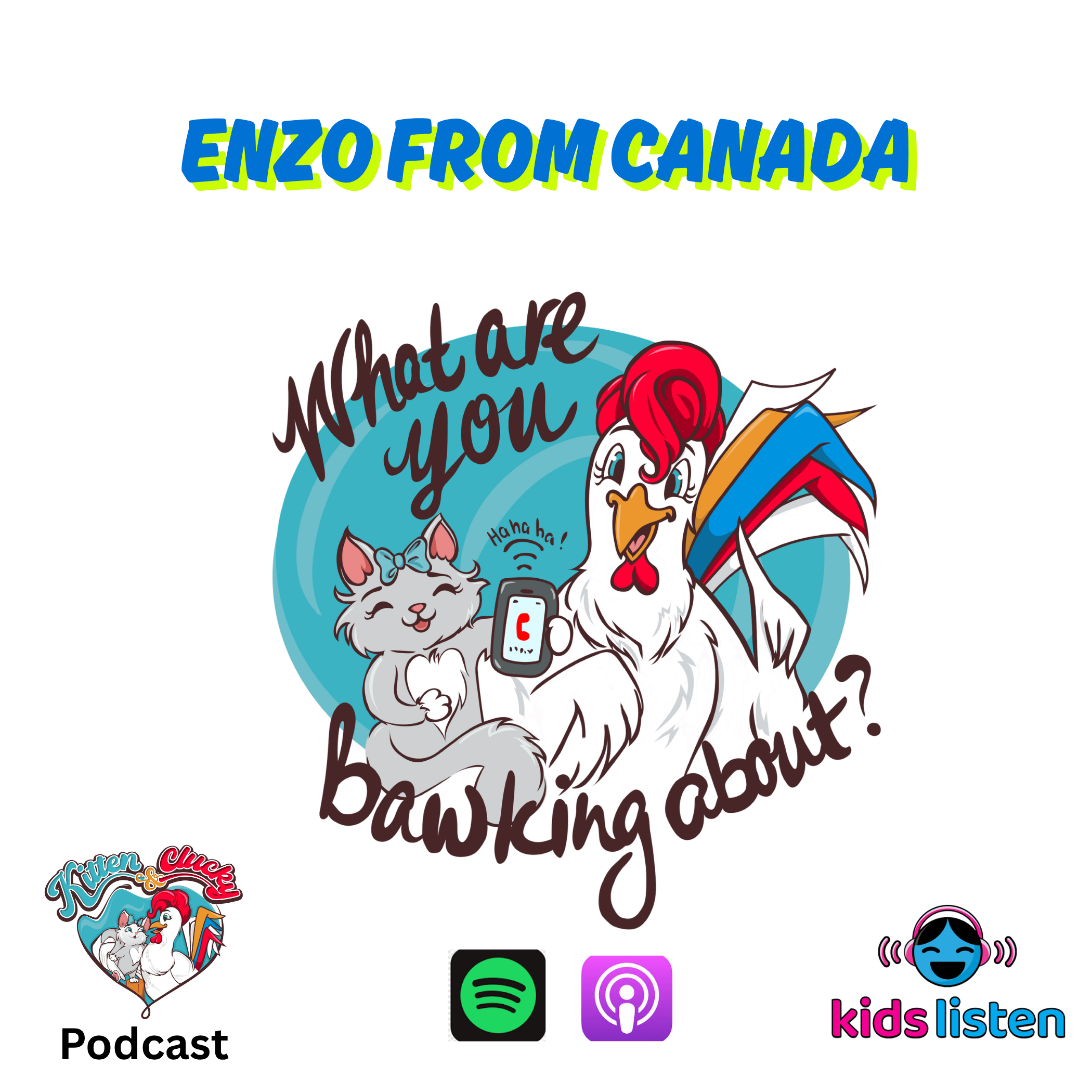 Bonus Bawk: Enzo from Canada episode artwork