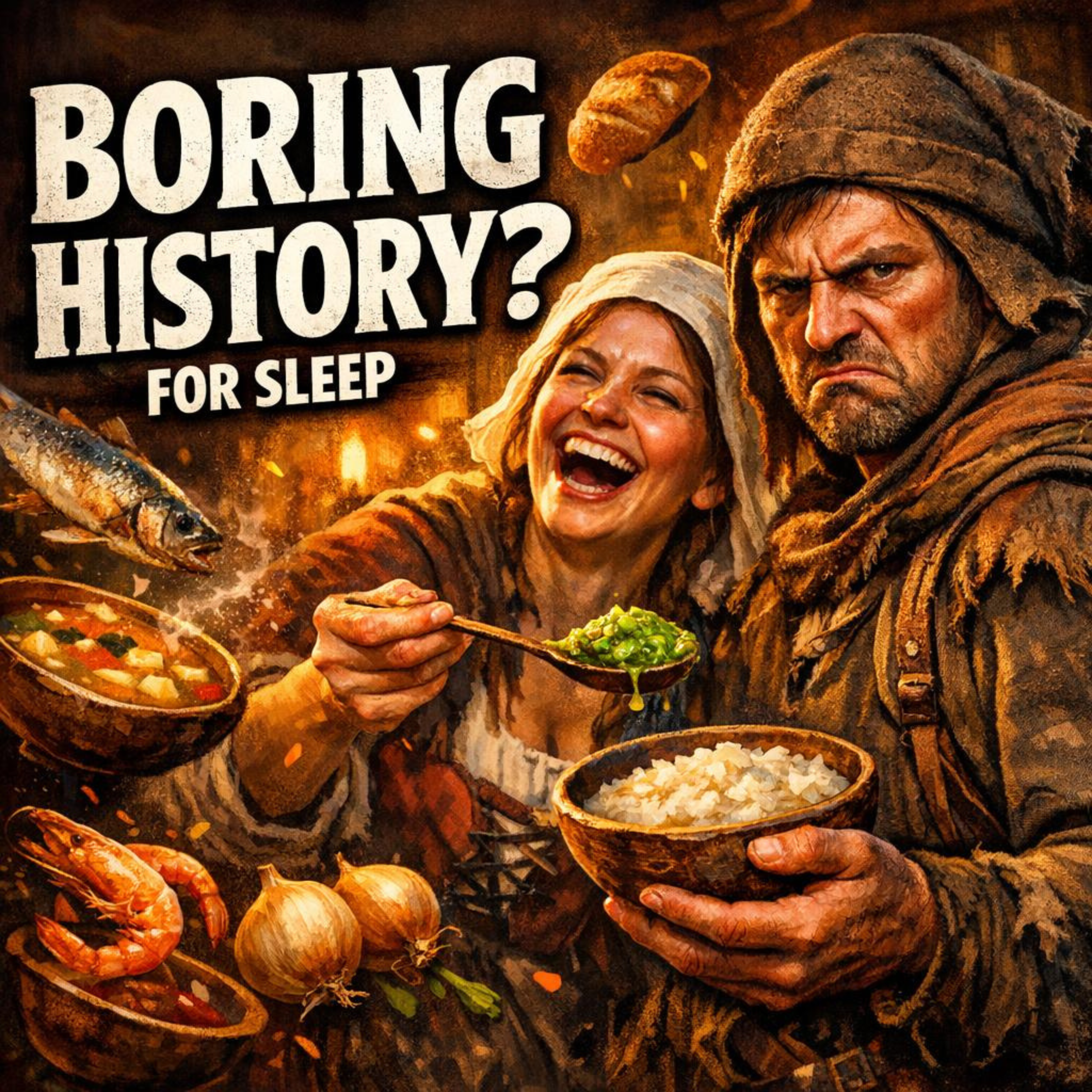 What did PEASANTS EAT in medieval times? - and more  | Boring History For Sleep