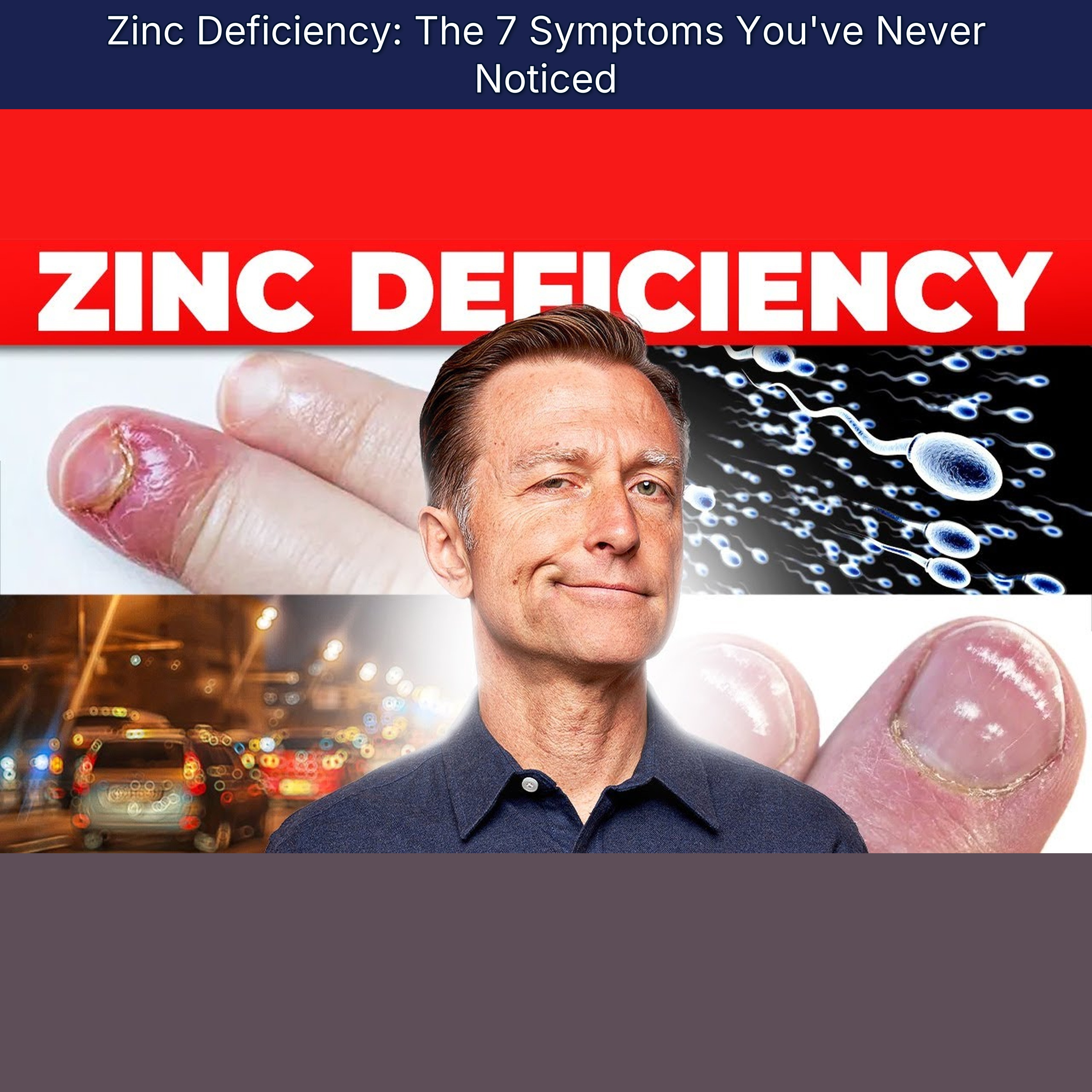 Zinc Deficiency: The 7 Symptoms You've Never Noticed