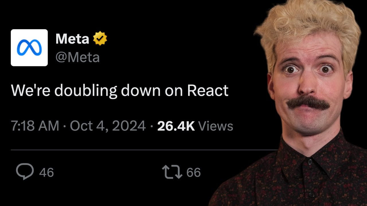 I didn't expect Meta to push React this hard... | Theo - t3․gg