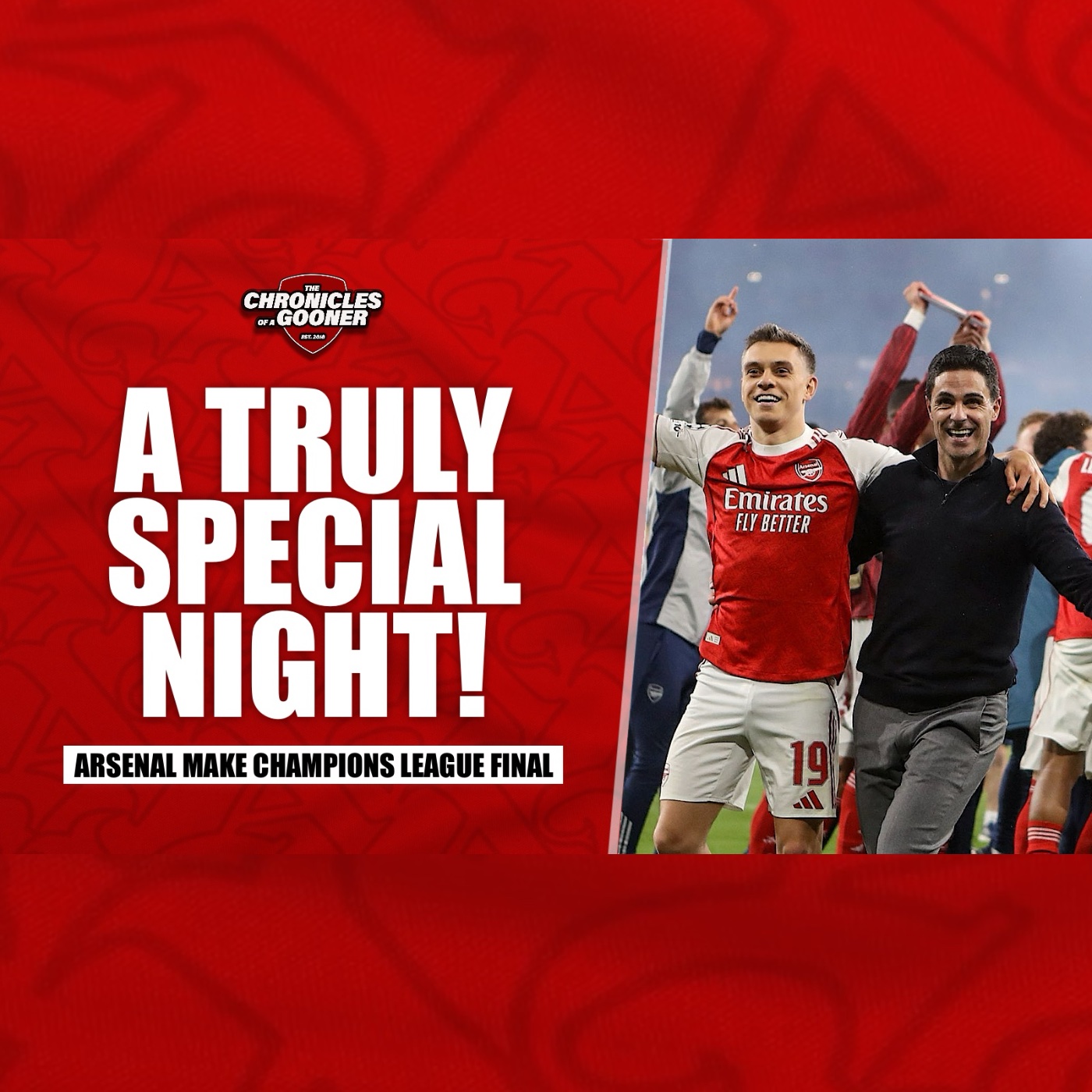 Champions League finalists! A truly special night at Emirates Stadium!