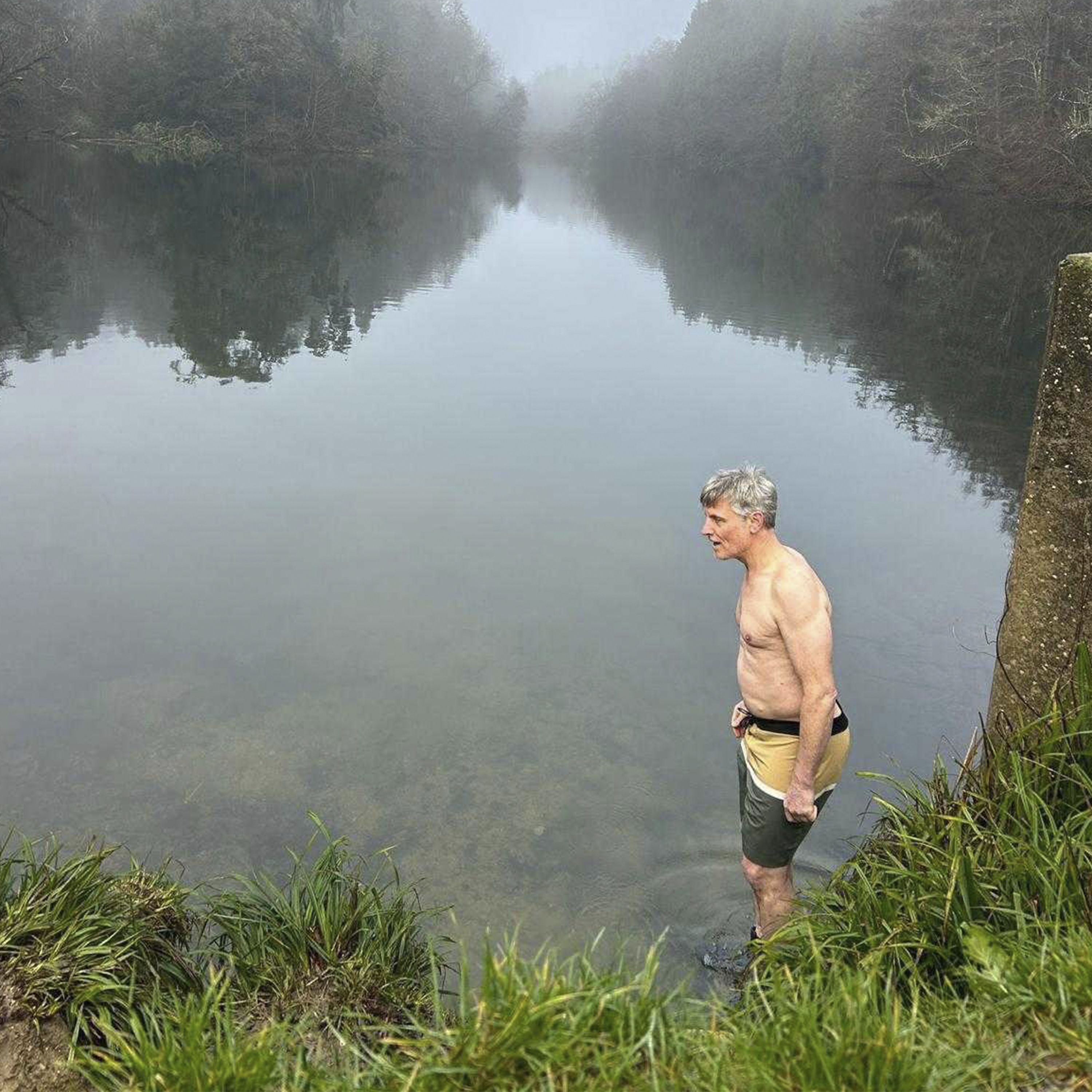 341. Enjoy the thrill of coldwater swimming in midwinter in the Cotswolds