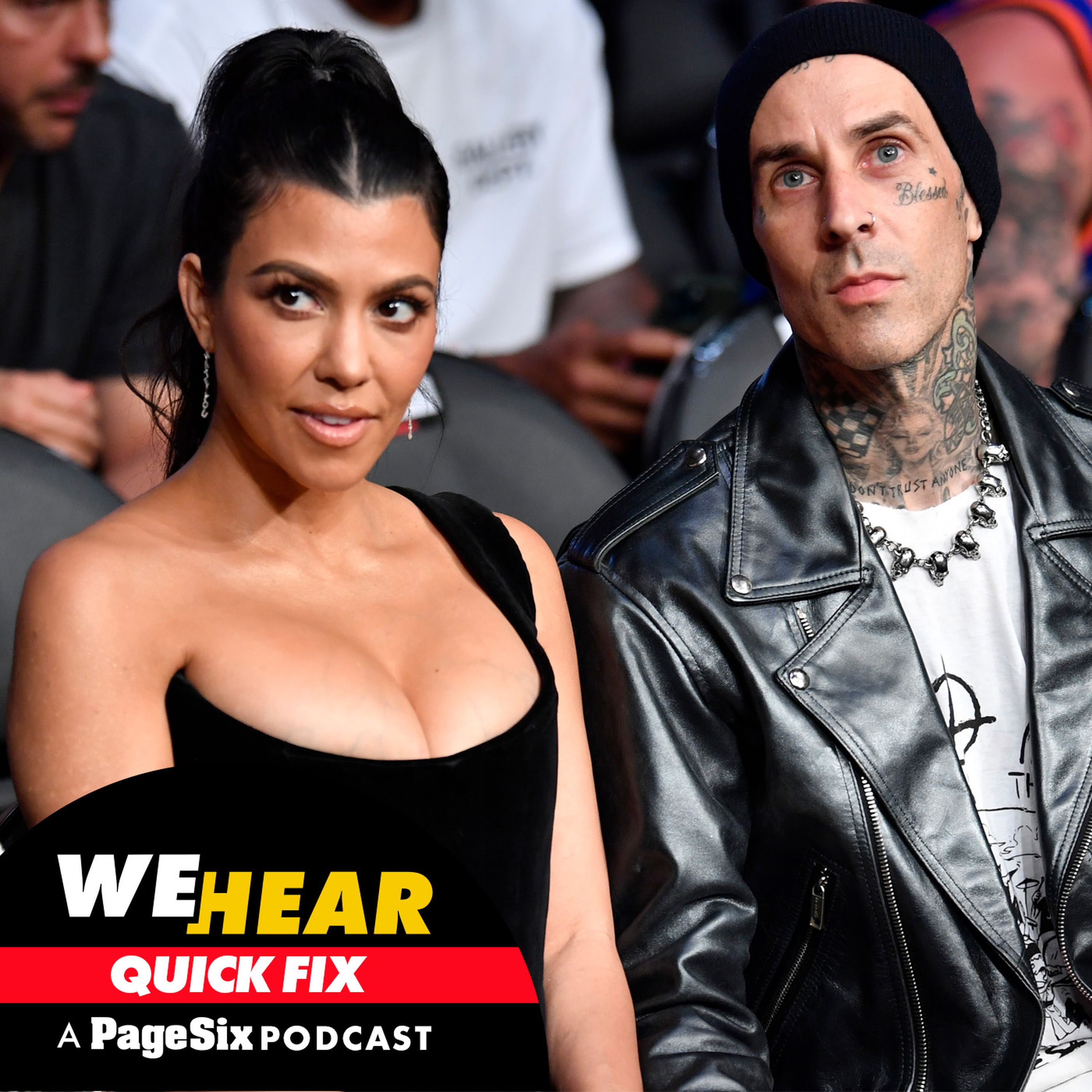 Travis Barker gushes over Kourtney Kardashian, Larry David has a fit, more episode artwork