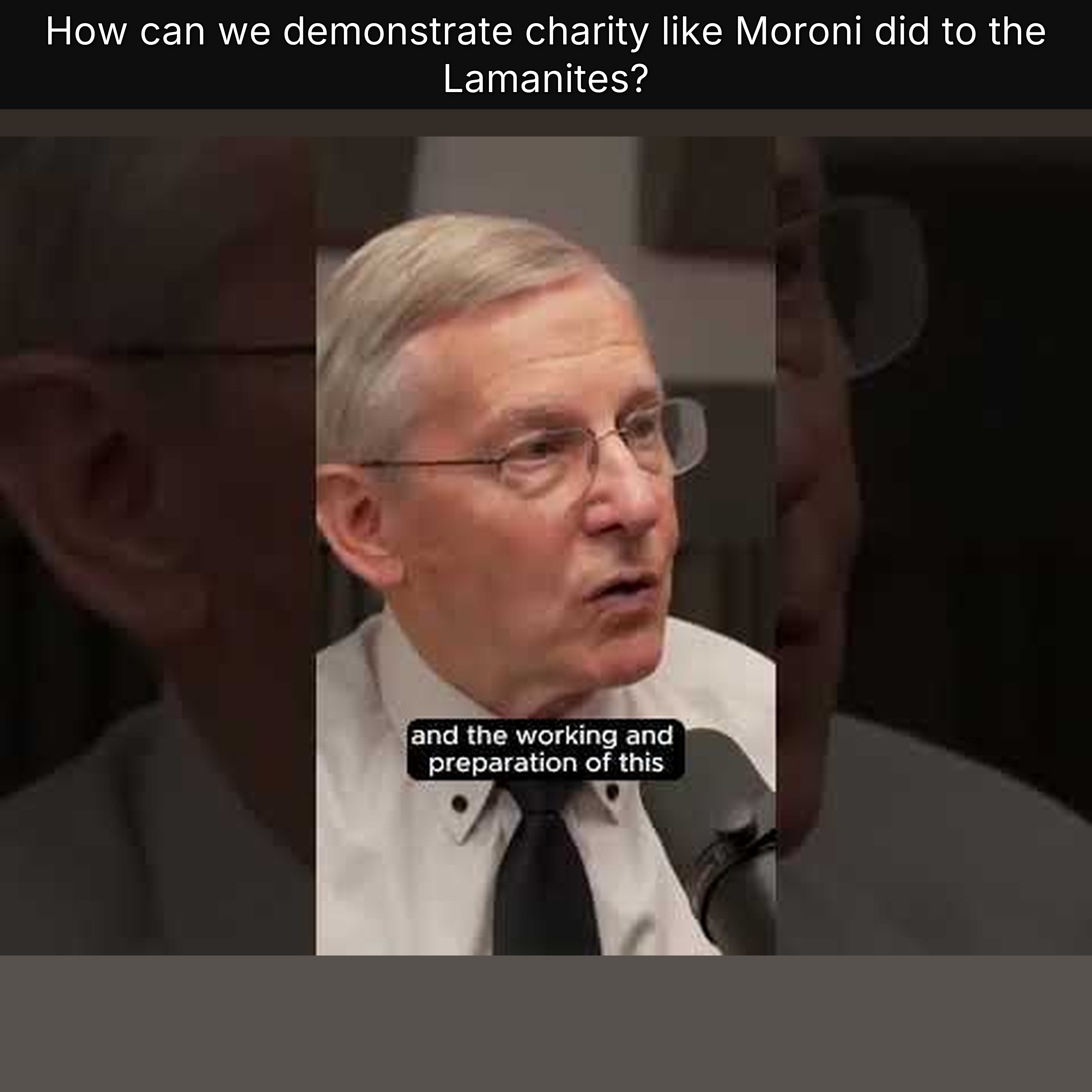 How can we demonstrate charity like Moroni did to the Lamanites? episode artwork