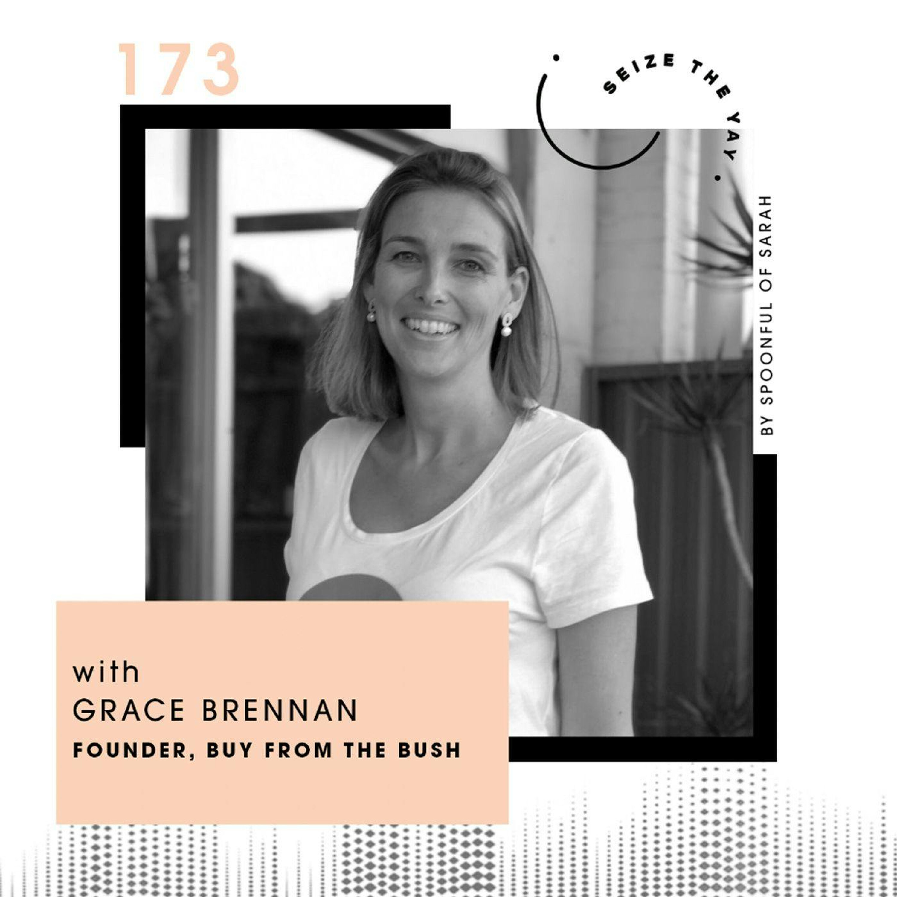 Grace Brennan // The brilliant, benevolent brains behind Buy from the Bush episode artwork