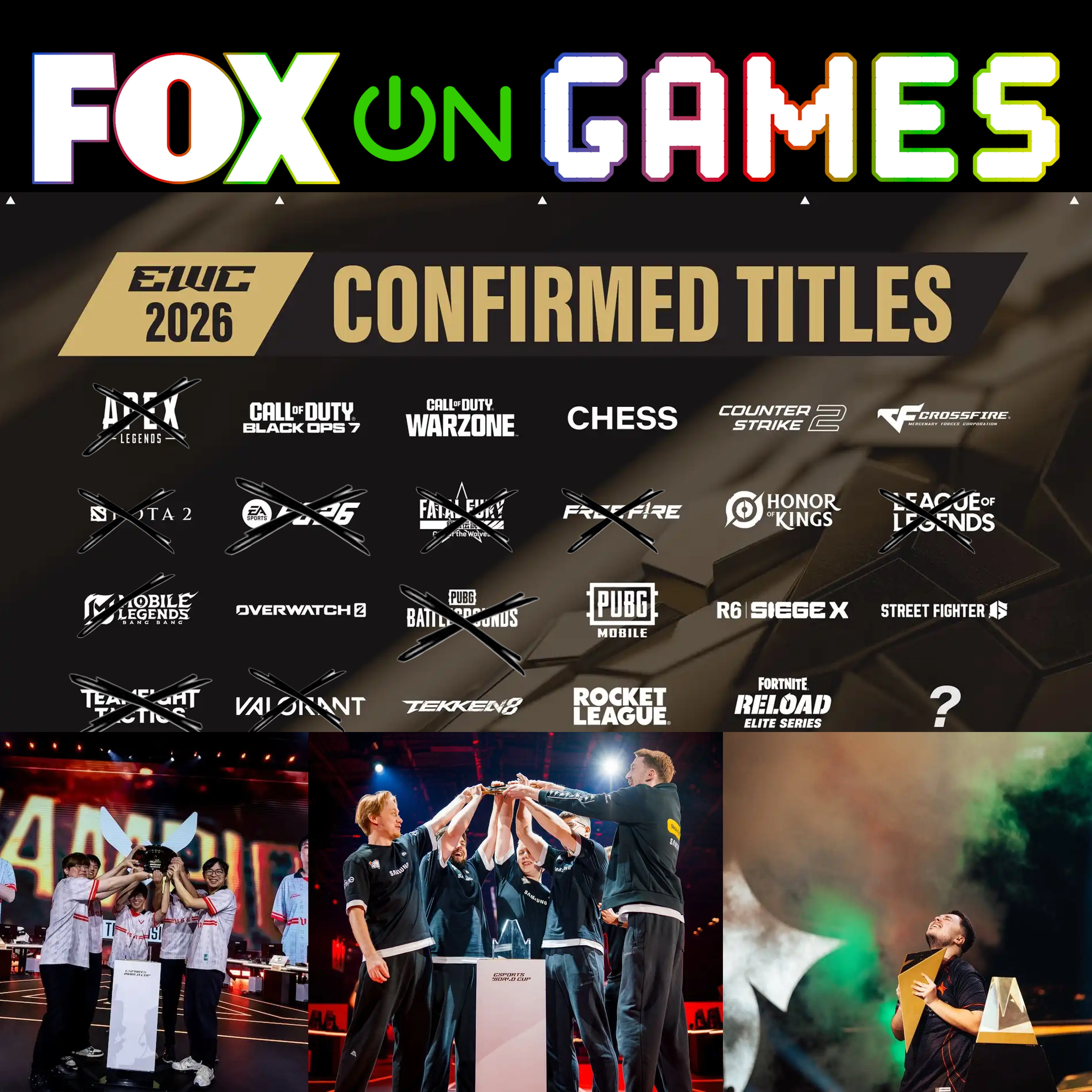 Esports World Cup Week 3: FC 26, PUBG & TFT Champions | FOX on Games - Video Game News & Industry Analysis episode artwork