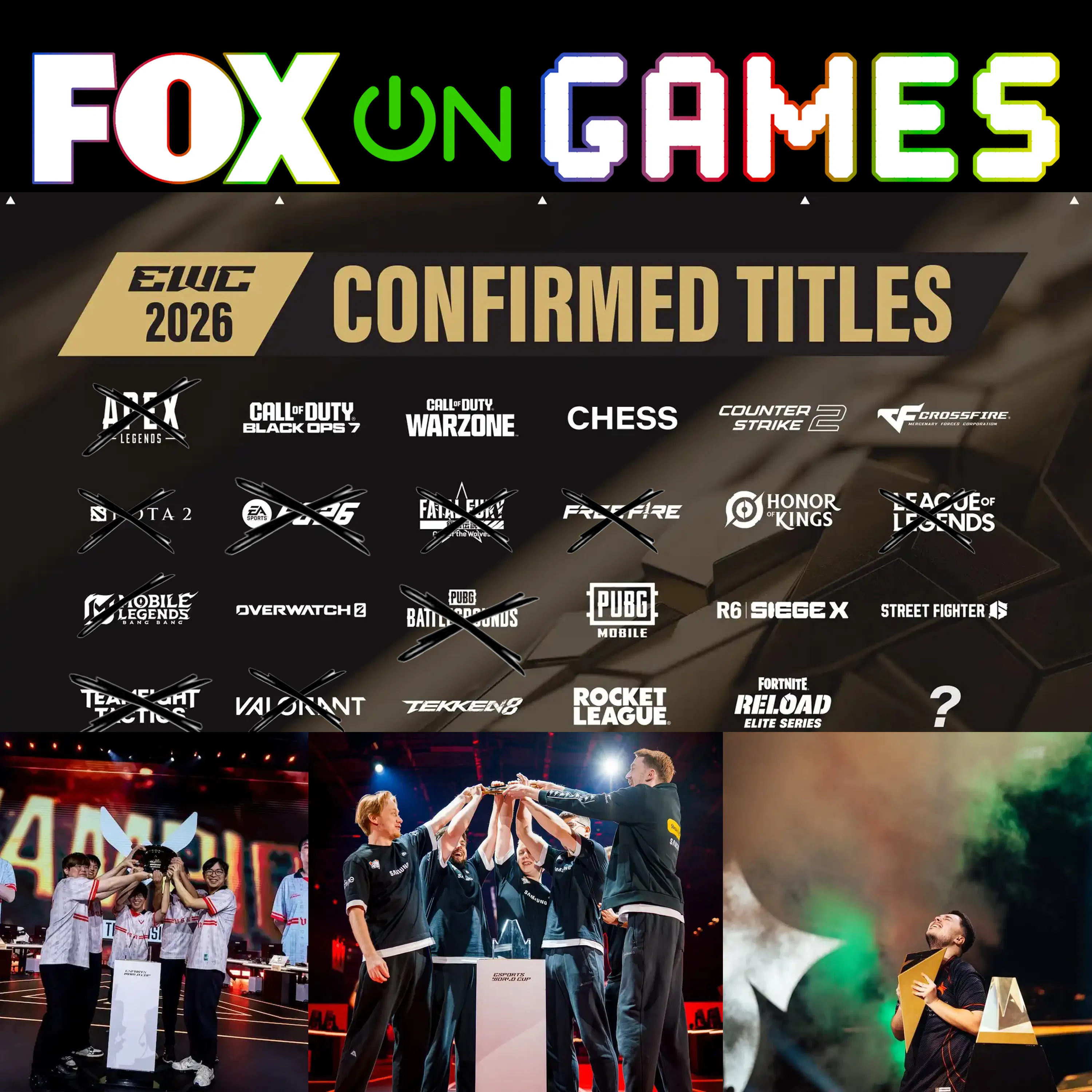 Esports World Cup Week 3: FC 26, PUBG & TFT Champions | FOX on Games - Video Game News & Industry Analysis episode artwork