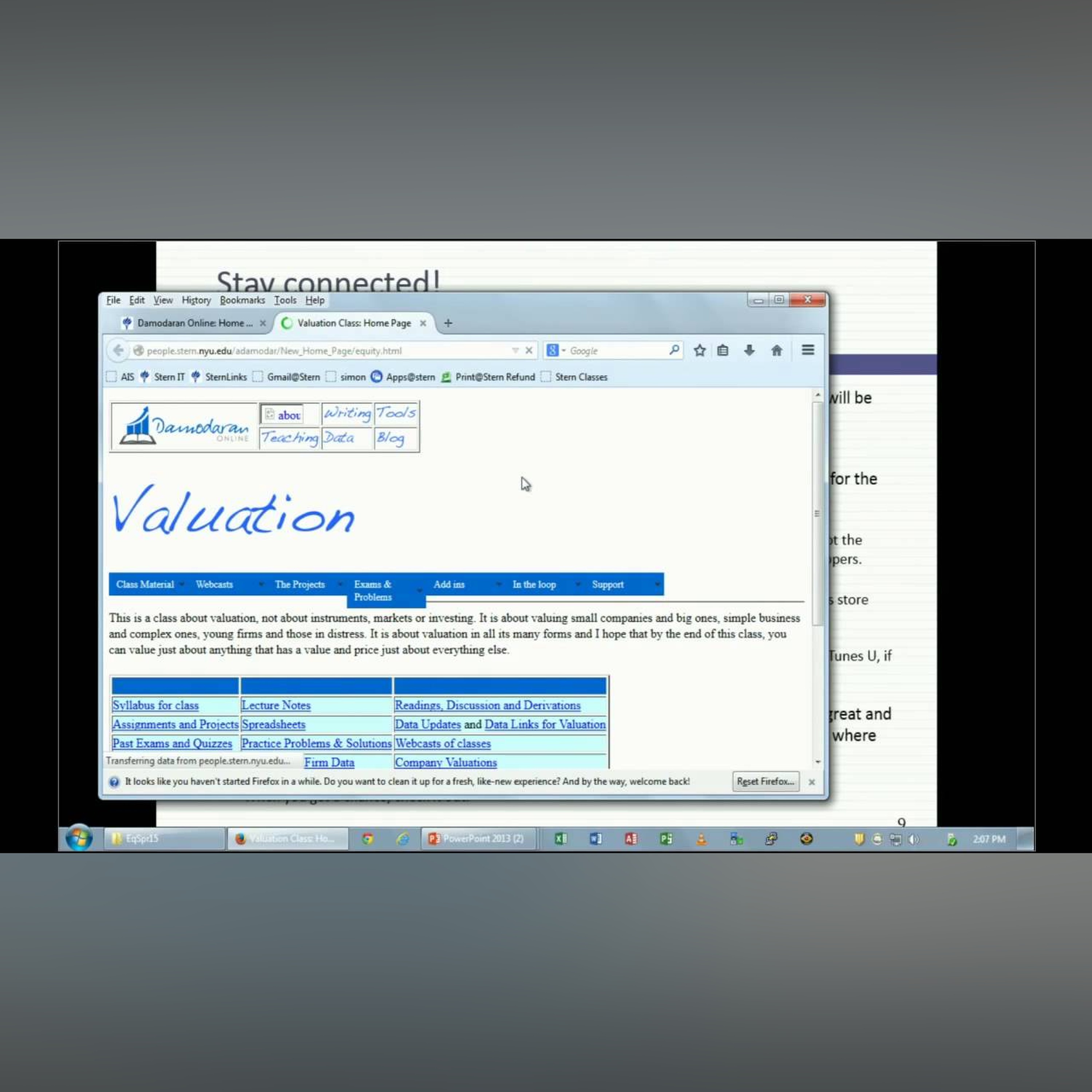 Session 1: Introduction to class