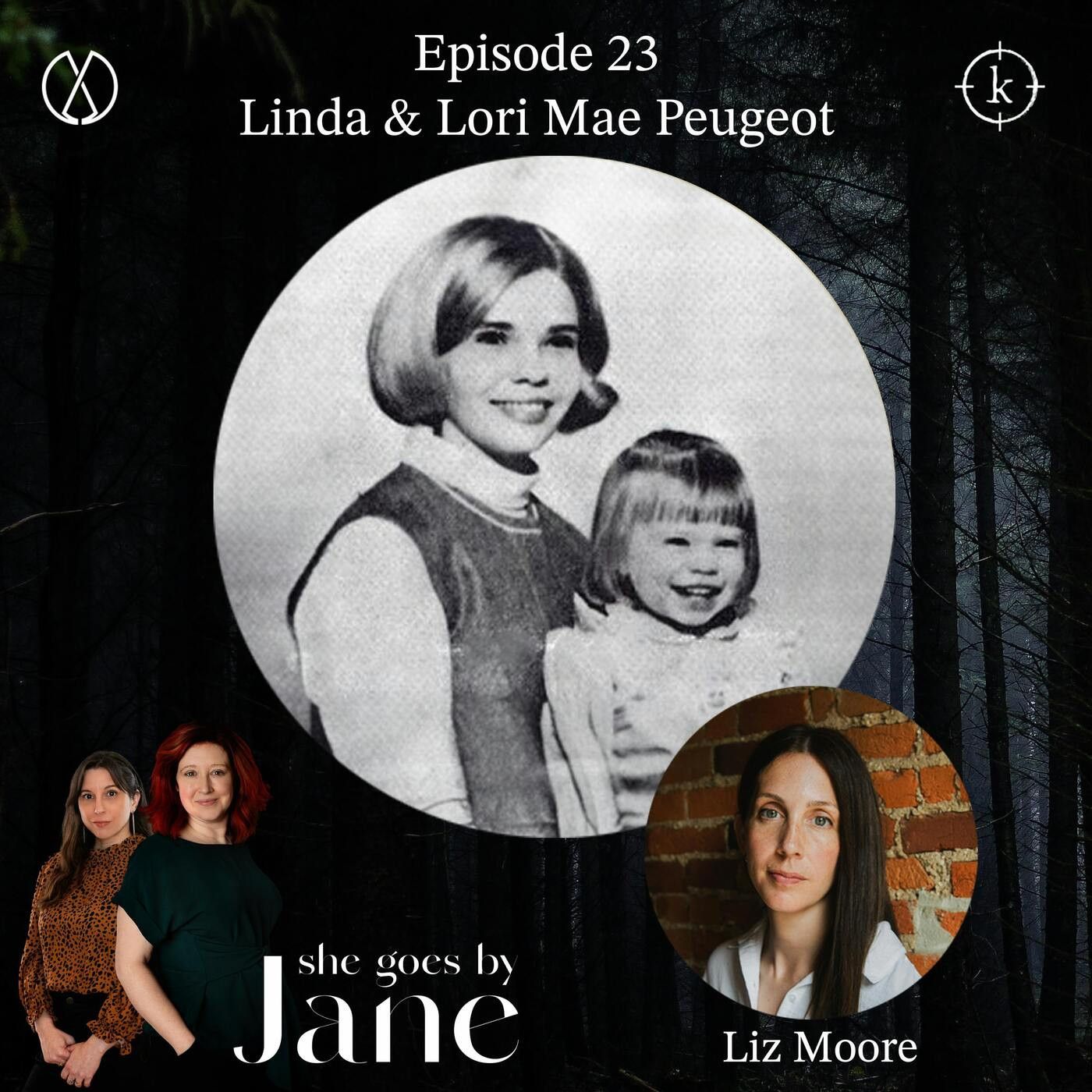 23: Episode 23: Linda and Lori Mae Peugeot with guest reader Liz Moore episode artwork