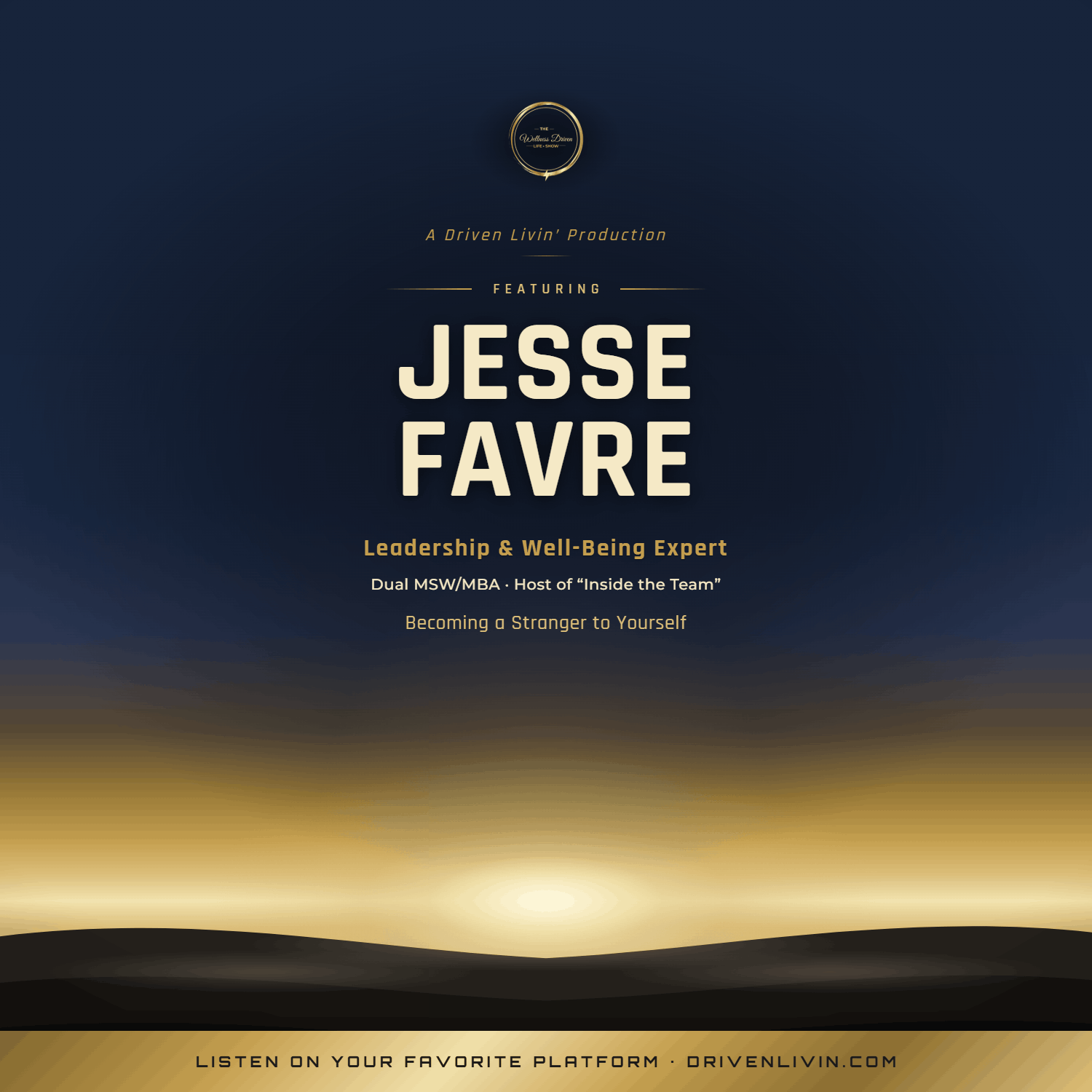 Workplace Burnout: Jesse Favre on Becoming a Stranger to Yourself episode artwork