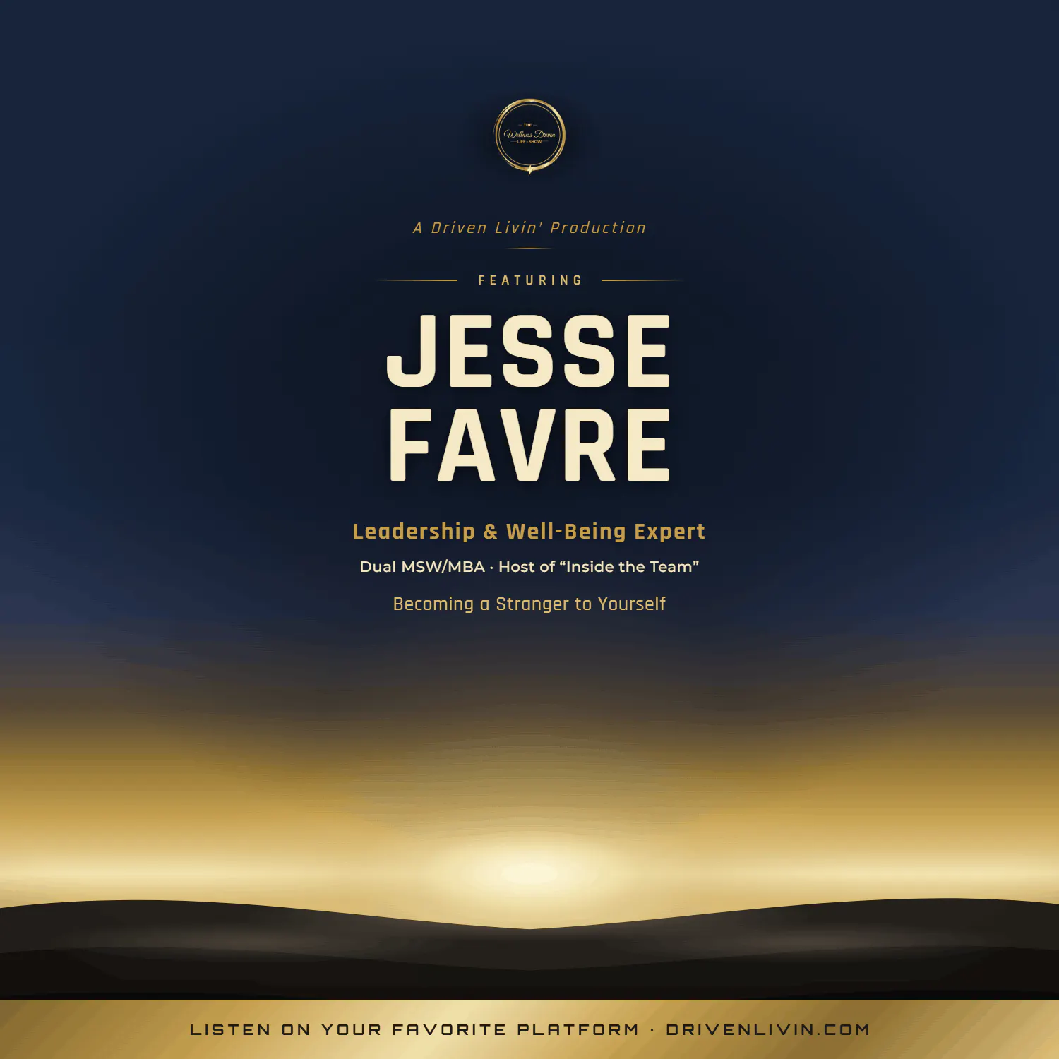Workplace Burnout: Jesse Favre on Becoming a Stranger to Yourself episode artwork