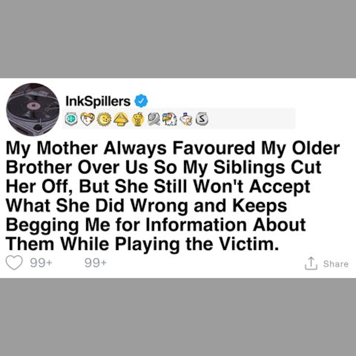 My Mother Favored My Brother, So My Siblings Cut Her Off