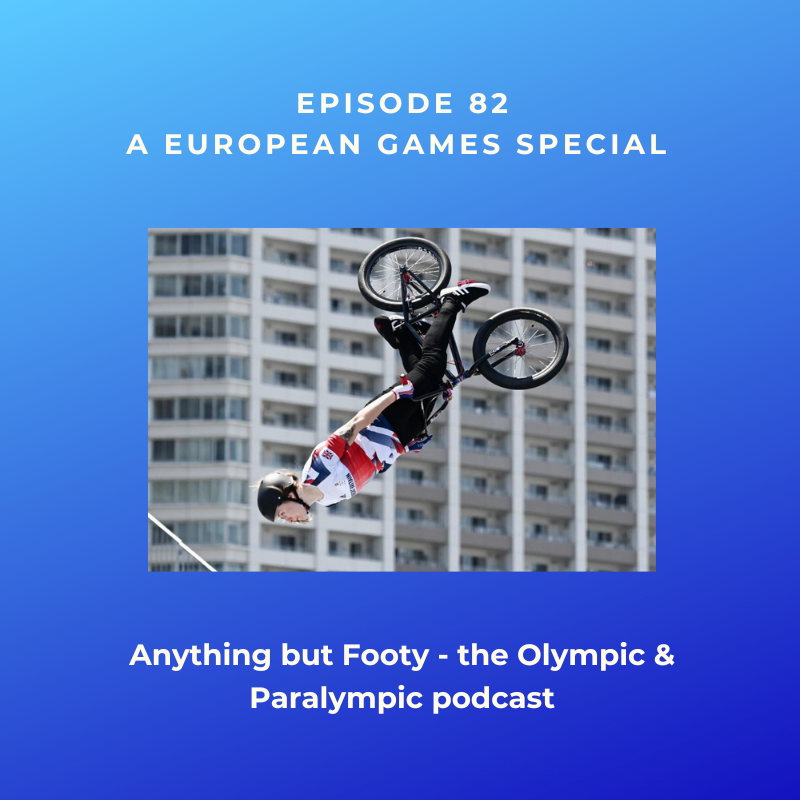 #82 European Games special with Charlotte Worthington episode artwork